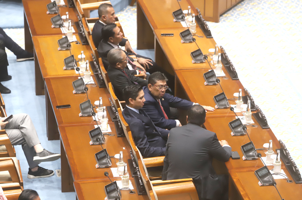 Ketua DPR Puan Maharani menyampaikan pidato Pembukaan Masa Persidangan V (Ashar/SinPo.id)