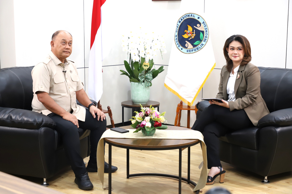 Jajaran Staf Redaksi Sinpo TV melakukan audiensi dengan Kepala BGN Dadan Hindayana untuk membahas Program Makan Bergizi Gratis Asta Cita ke-4 Presiden Prabowo Subianto (Ashar/SinPo.id)