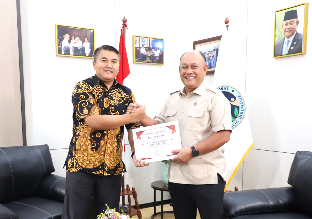 Jajaran Staf Redaksi Sinpo TV melakukan audiensi dengan Kepala BGN Dadan Hindayana untuk membahas Program Makan Bergizi Gratis Asta Cita ke-4 Presiden Prabowo Subianto (Ashar/SinPo.id)