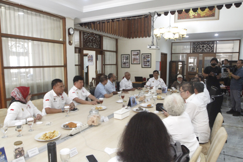 Relawan Bravo 5 resmi mendukung Prabowo-Gibran di Pilpres 2024 nanti (Ashar/SinPo.id)