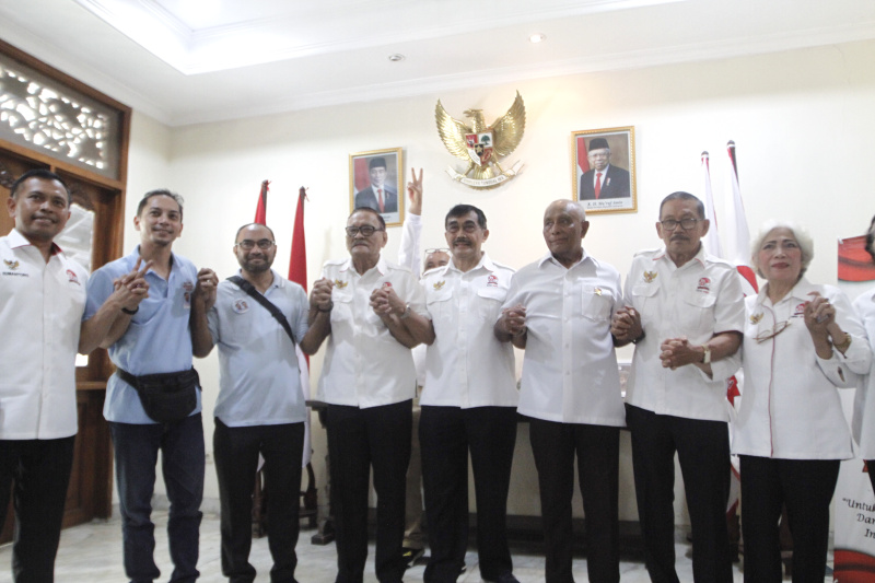 Relawan Bravo 5 resmi mendukung Prabowo-Gibran di Pilpres 2024 nanti (Ashar/SinPo.id)