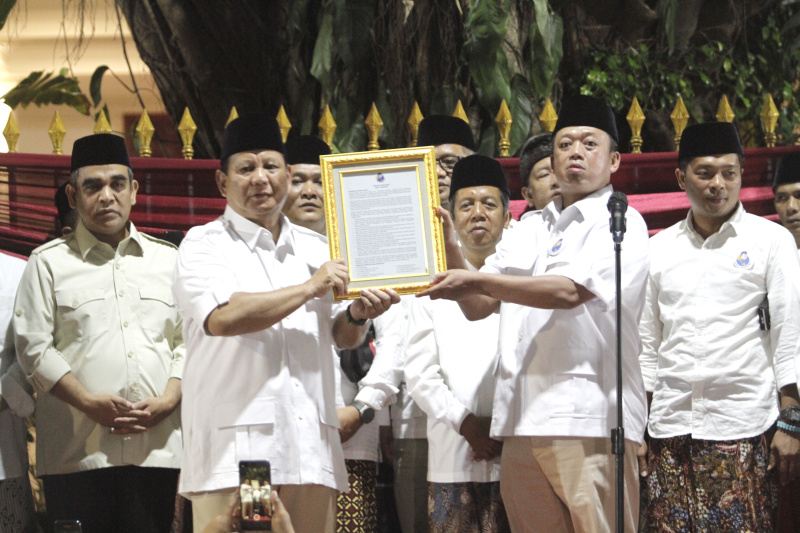 Relawan Jagat Prabowo Deklarasi dukung Prabowo Presiden 2024 (Ashar/SinPo.id)