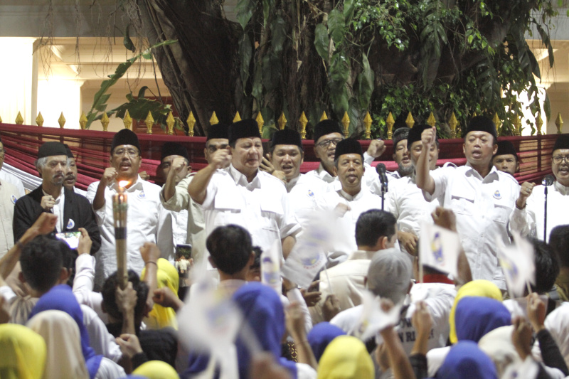 Relawan Jagat Prabowo Deklarasi dukung Prabowo Presiden 2024 (Ashar/SinPo.id)