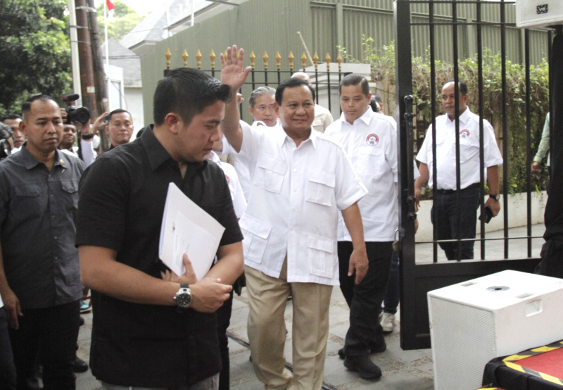 Relawan Persaudaraan Aktivis 98 deklarasi dukung Prabowo dan Gibran sebagai pasangan Presiden dan Cawapres di Pilres 2024 (Ashar/SinPo.id)