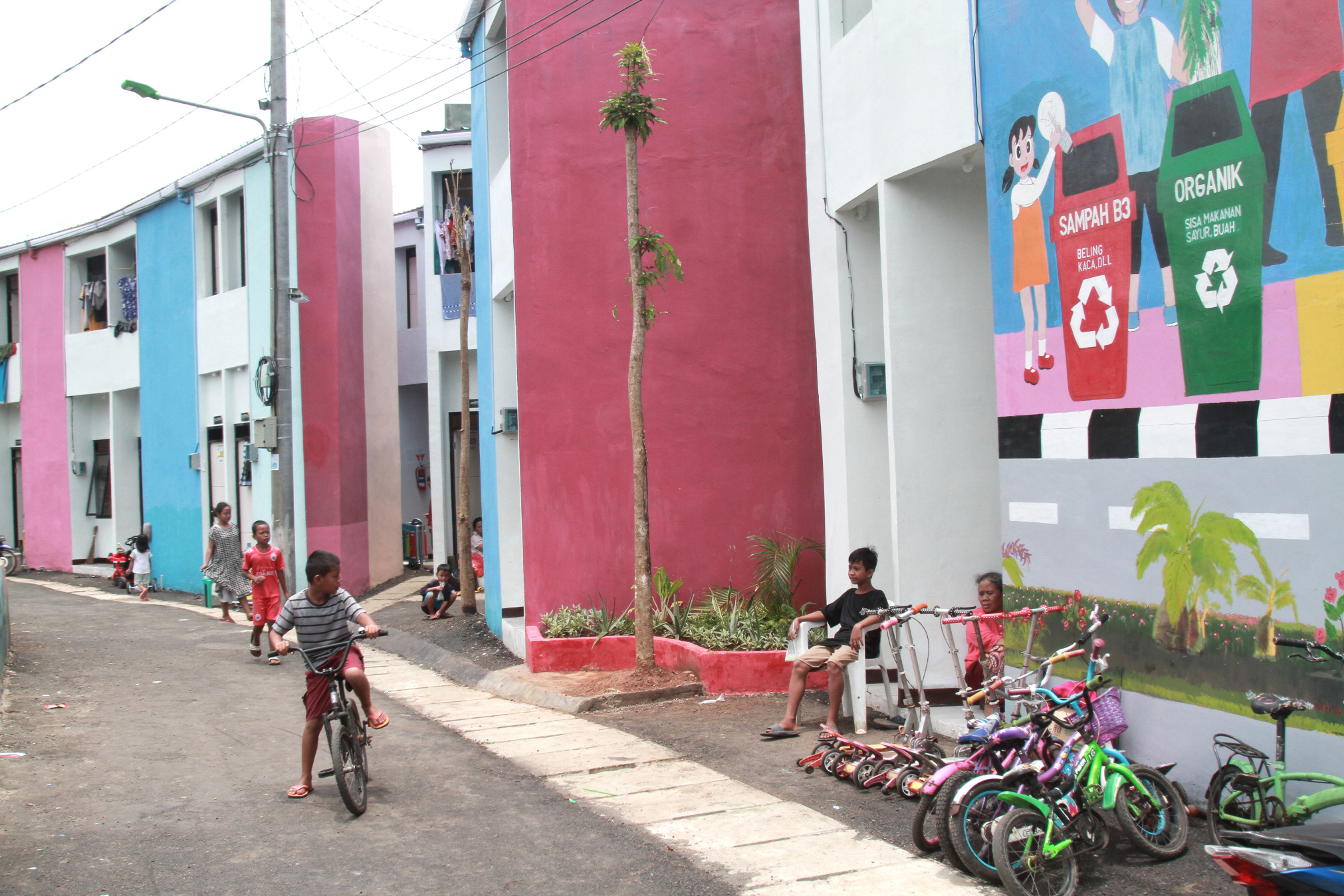 Revitalisasi kampung gembrong telah rampung dengan konsep Water Front City (Ashar/SinPo.id)