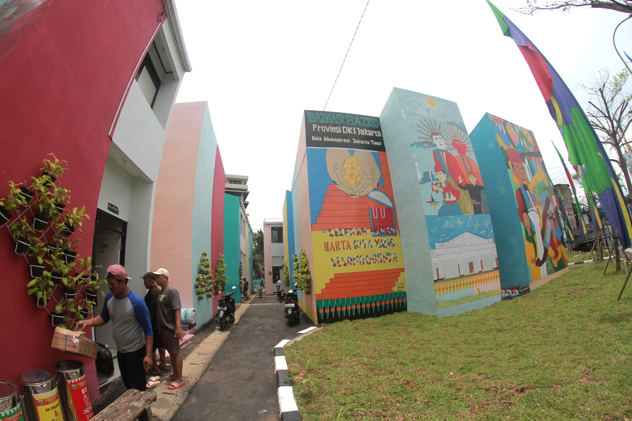 Revitalisasi kampung gembrong telah rampung dengan konsep Water Front City (Ashar/SinPo.id)