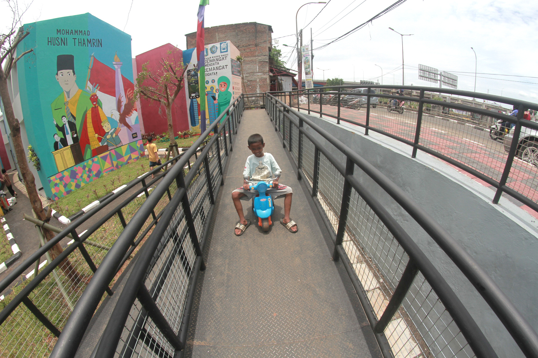Revitalisasi kampung gembrong telah rampung dengan konsep Water Front City (Ashar/SinPo.id)