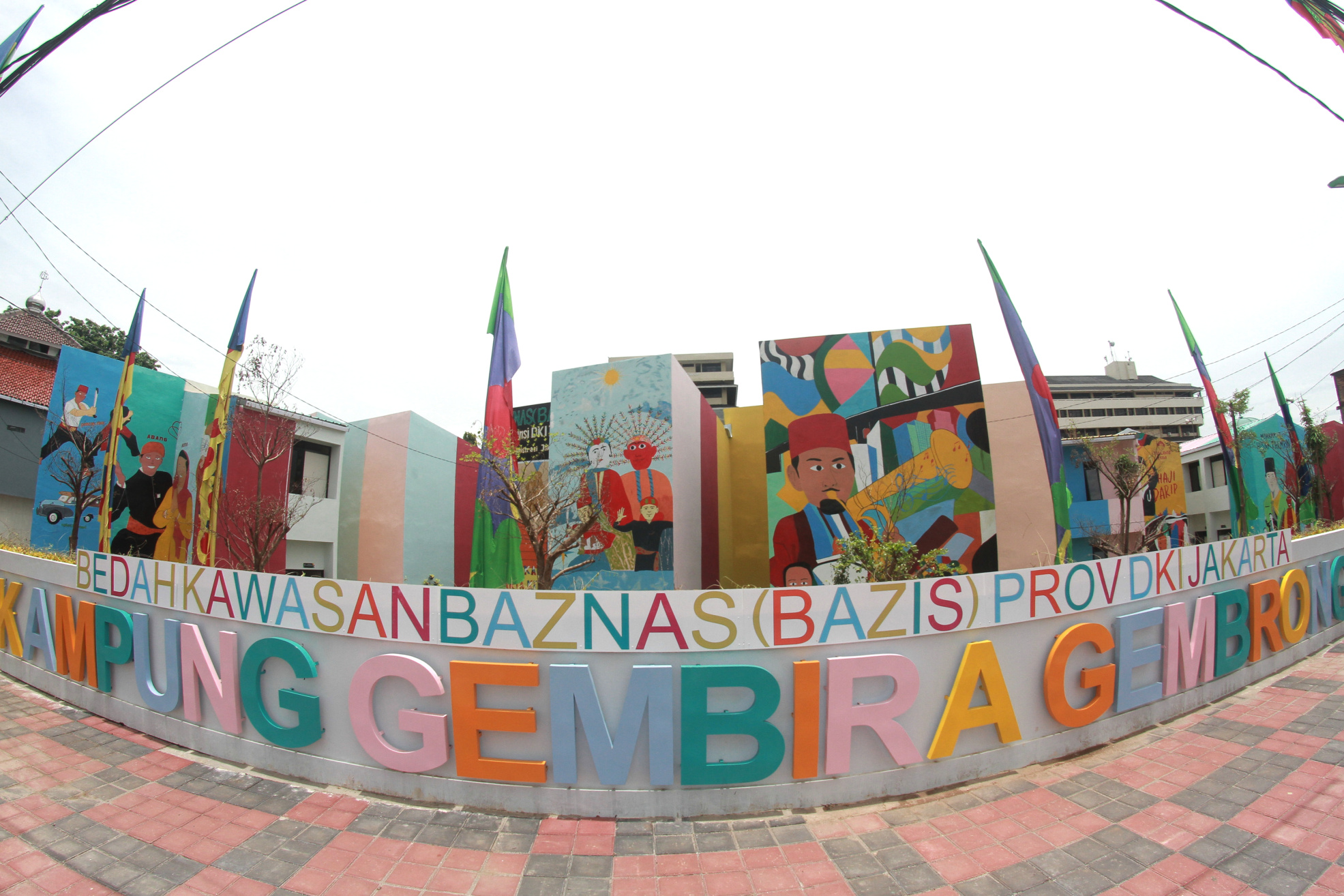 Revitalisasi kampung gembrong telah rampung dengan konsep Water Front City (Ashar/SinPo.id)