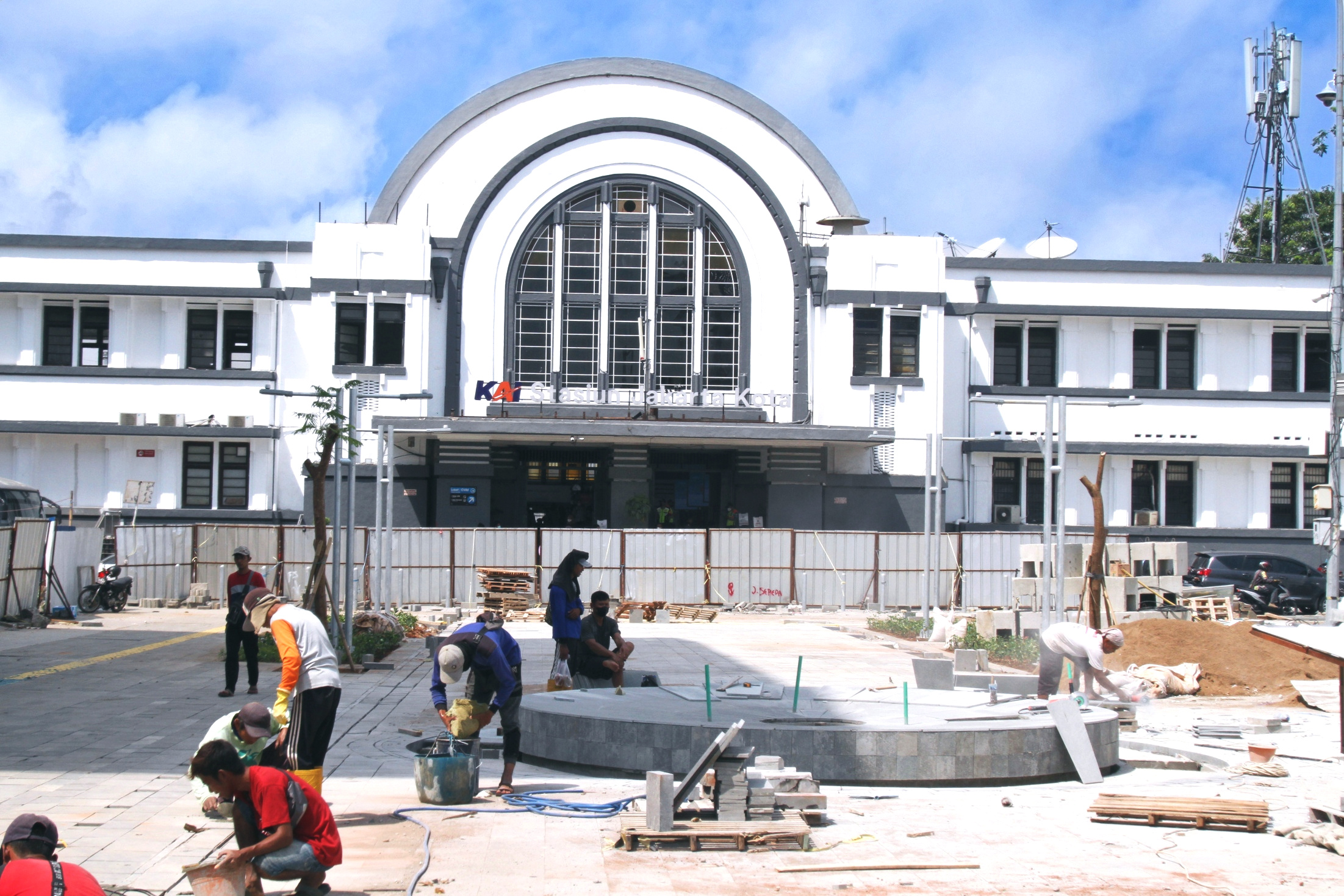 Revitalisasi Kota Tua Jakarta sudah capai 93 persen (Ashar/SinPo.id)