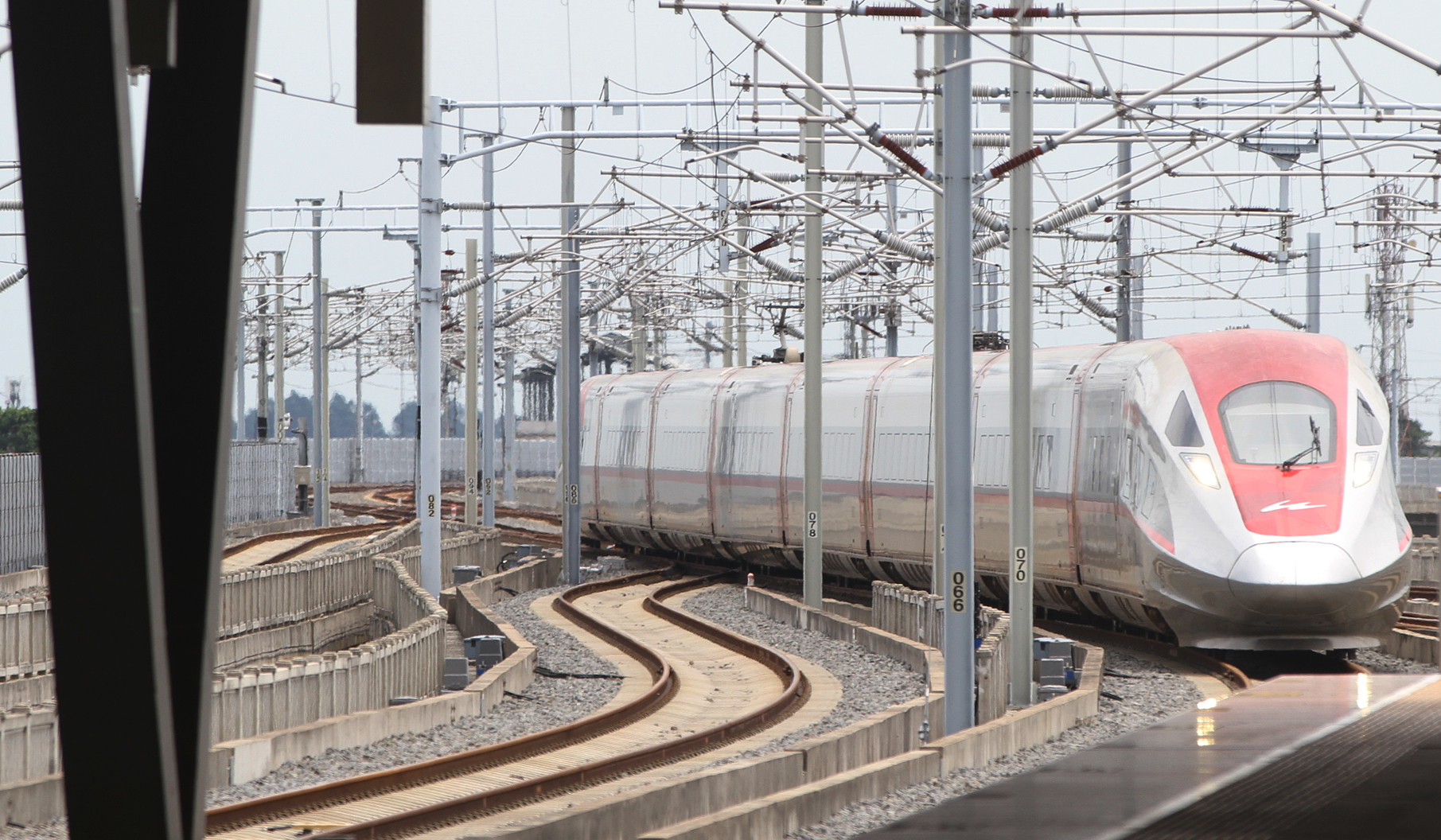 Stasiun Kereta Cepat Halim. (Agus Priatna/SinPo.id)