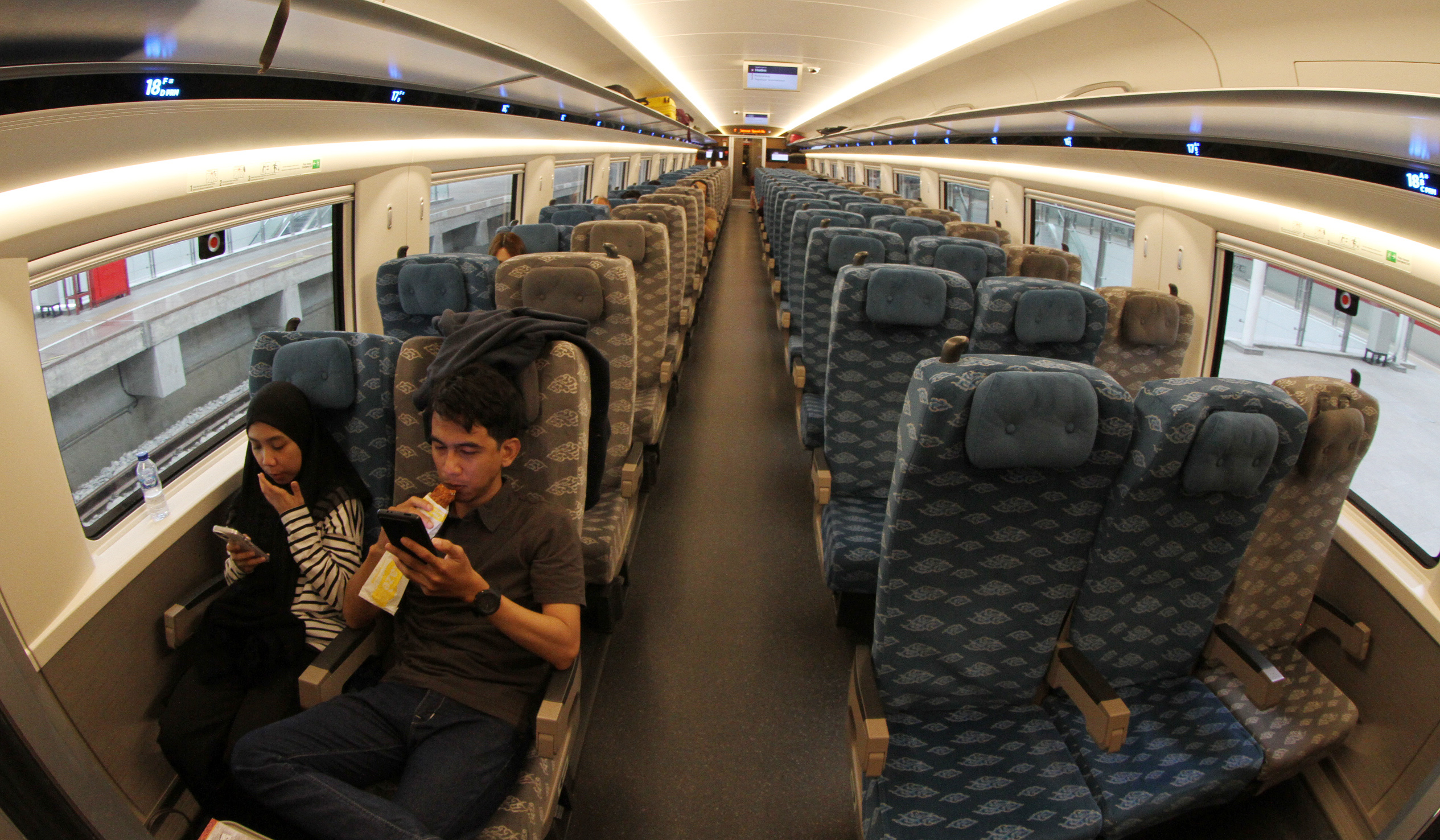 Stasiun Kereta Cepat Halim. (Agus Priatna/SinPo.id)