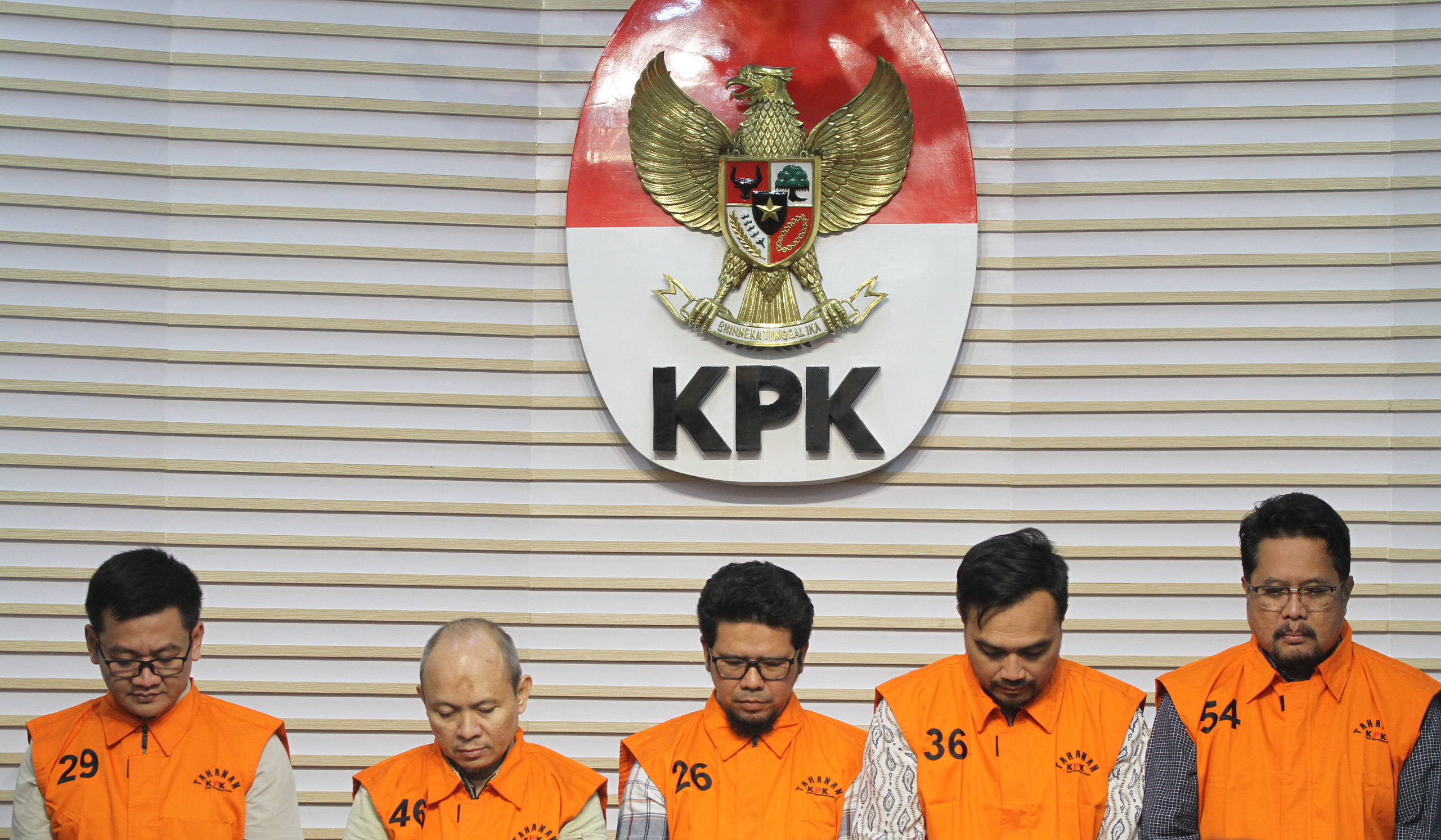 Konferensi pers penetapan tersangka korupsi Bank Jepara Artha. (Agus Priatna/SinPo.id)