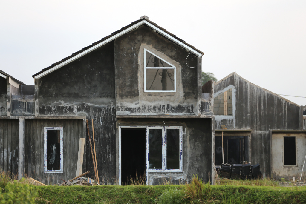 rumah bersubsidi bagi masyarakat berpenghasilan rendah mengalami pertumbuhan 10 persen (Ashar/SinPo.id)