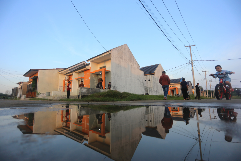 rumah bersubsidi bagi masyarakat berpenghasilan rendah mengalami pertumbuhan 10 persen (Ashar/SinPo.id)