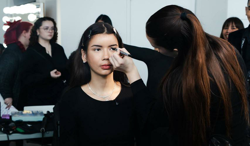Model Sabrina Chairunnisa, saat mengikuti New York Fashion Week
