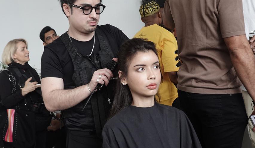 Model Sabrina Chairunnisa, saat mengikuti New York Fashion Week