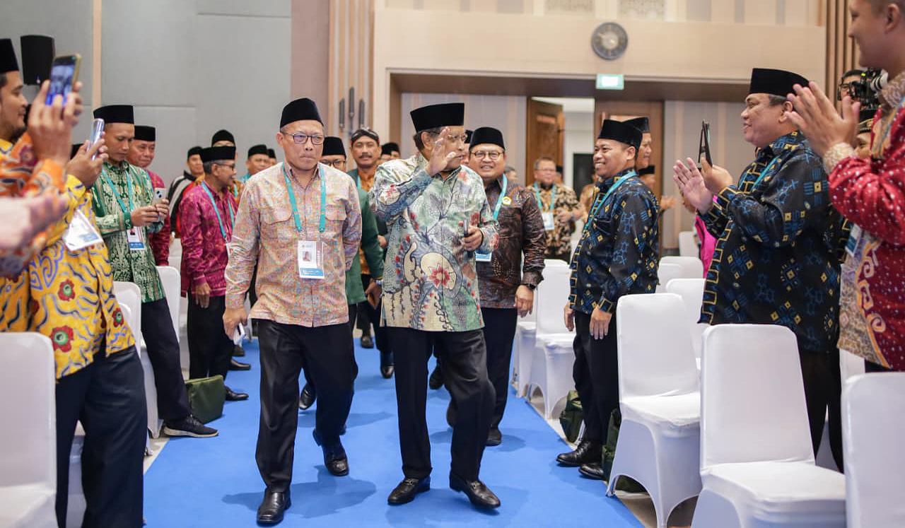 Said Aqil saat menjadi pembicara pada Munas X LDII. (Agus Priatna/SinPo.id)