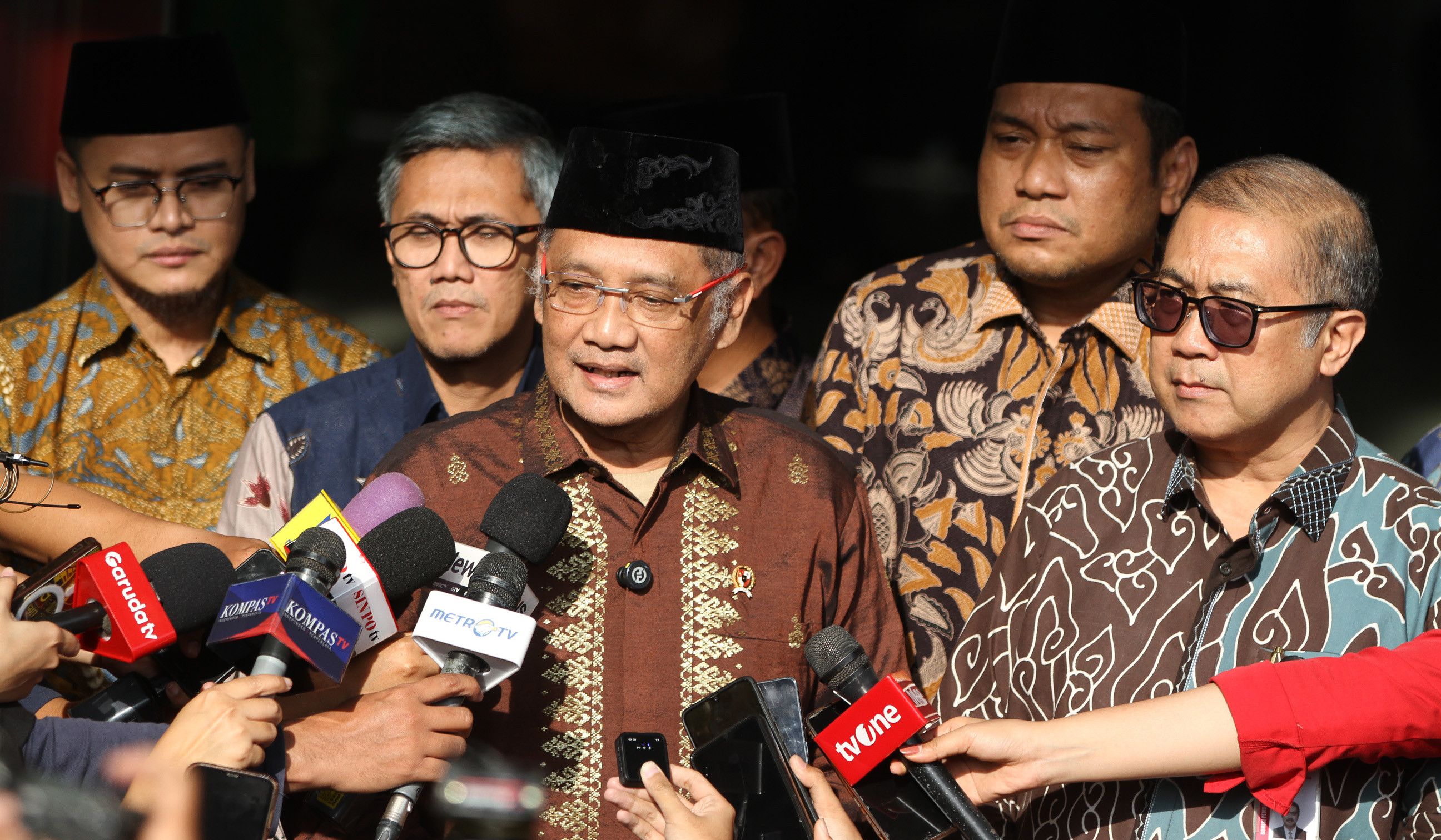 Gus Irfan sambangi KPK. (Agus Priatna/SinPo.id)