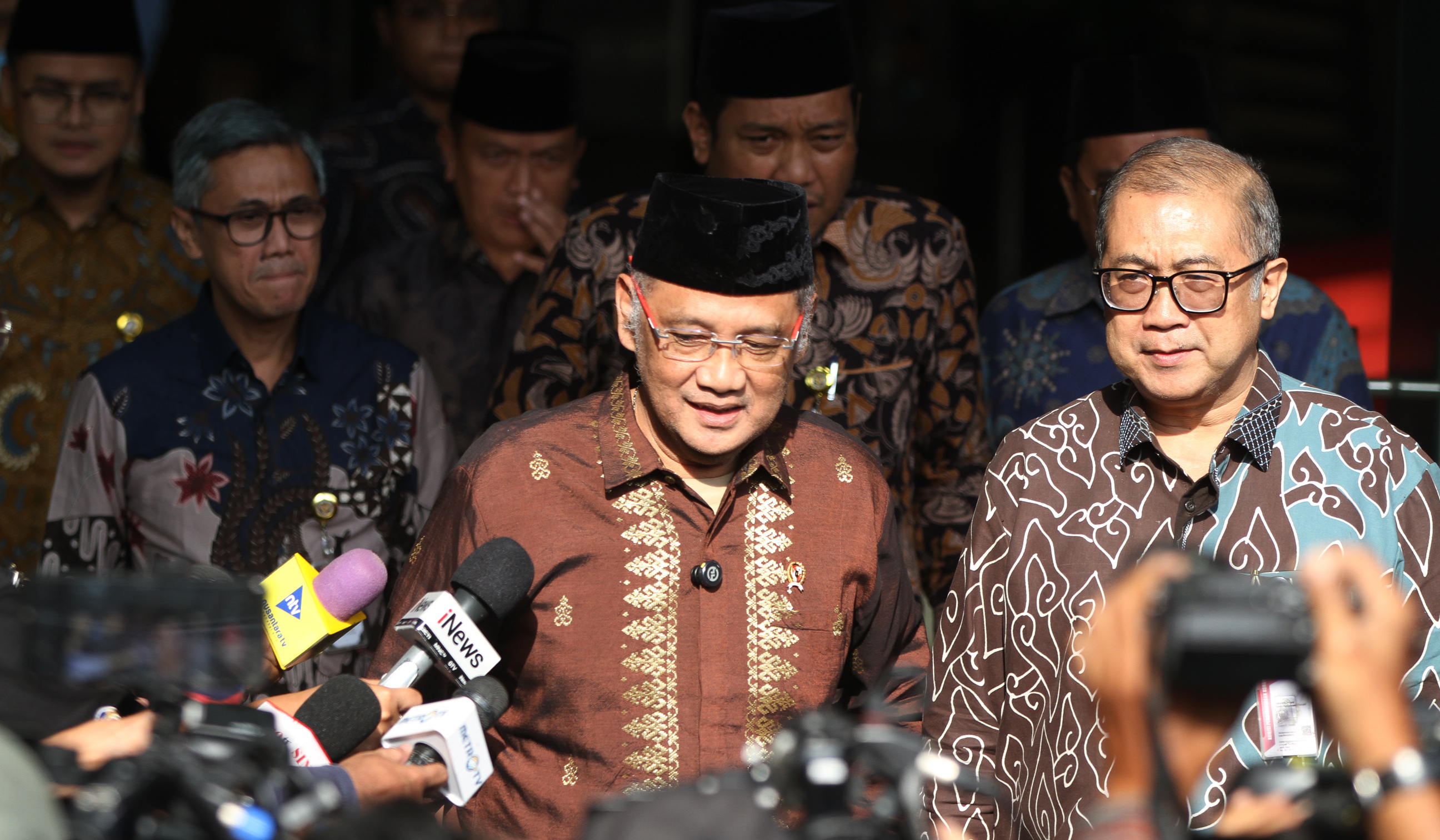 Gus Irfan sambangi KPK. (Agus Priatna/SinPo.id)