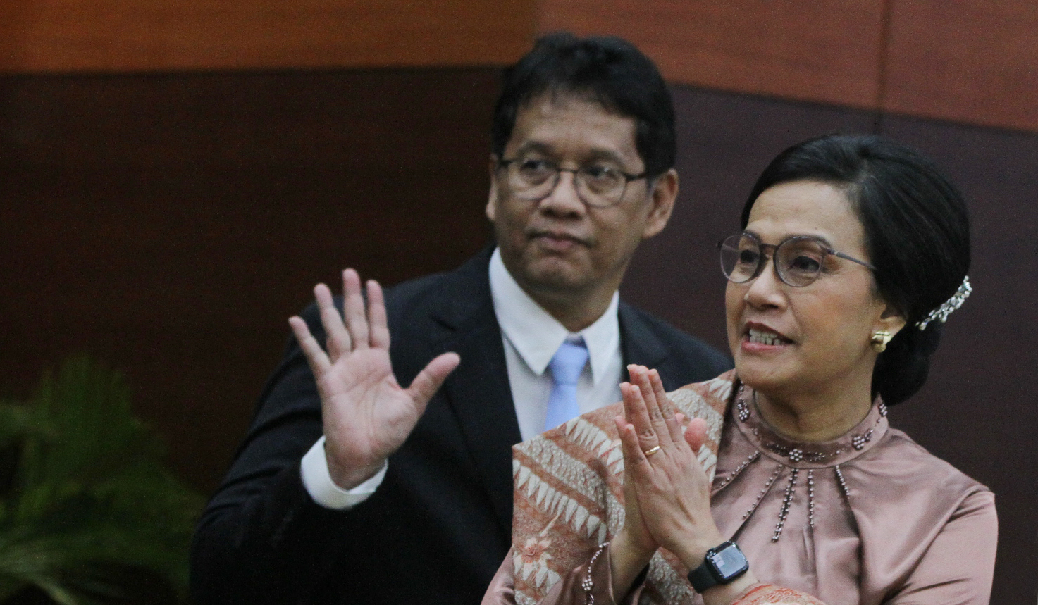 Sertijab Menteri Keuangan. (Agus Priatna/SinPo.id)