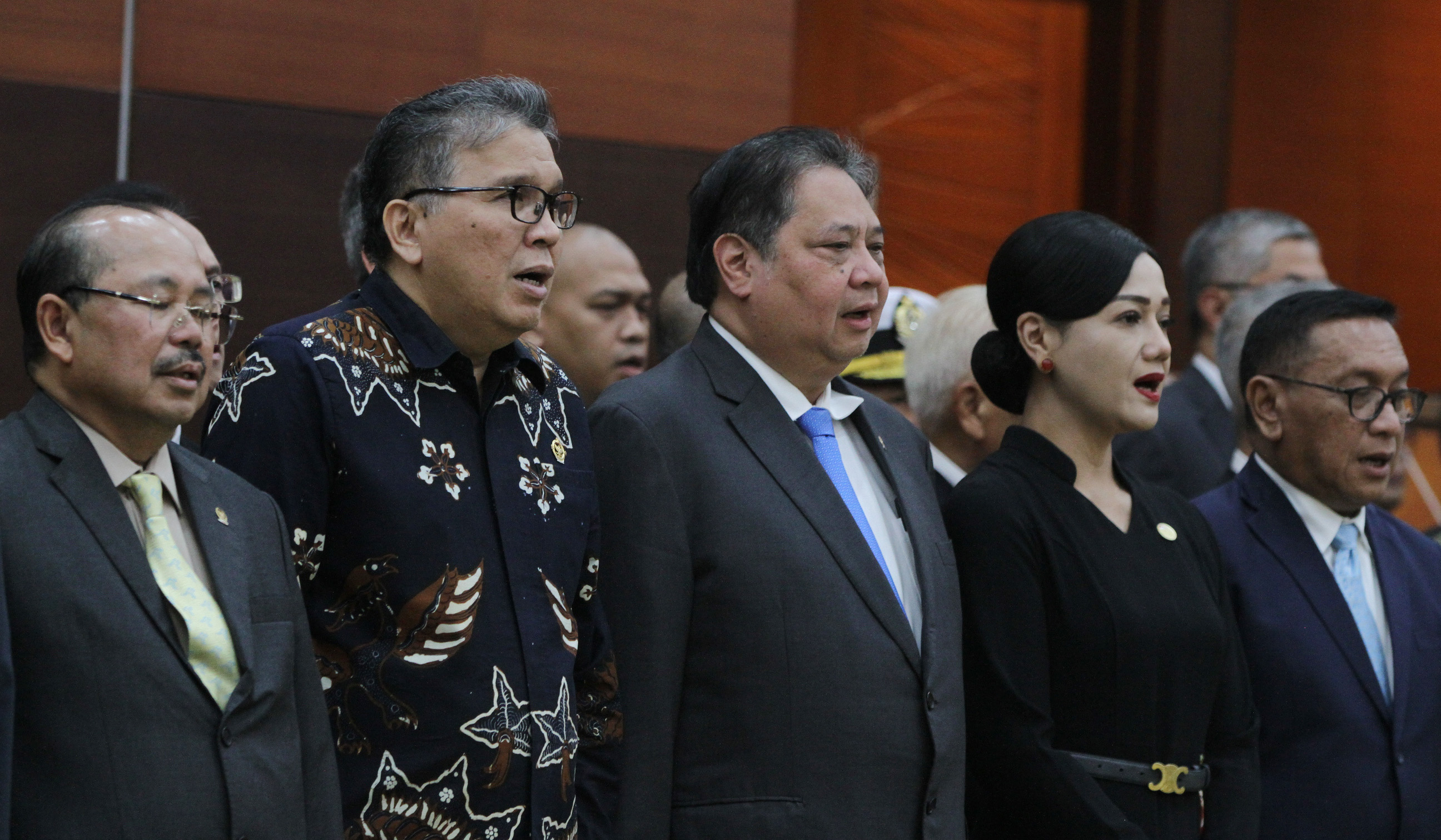 Sertijab Menteri Keuangan. (Agus Priatna/SinPo.id)