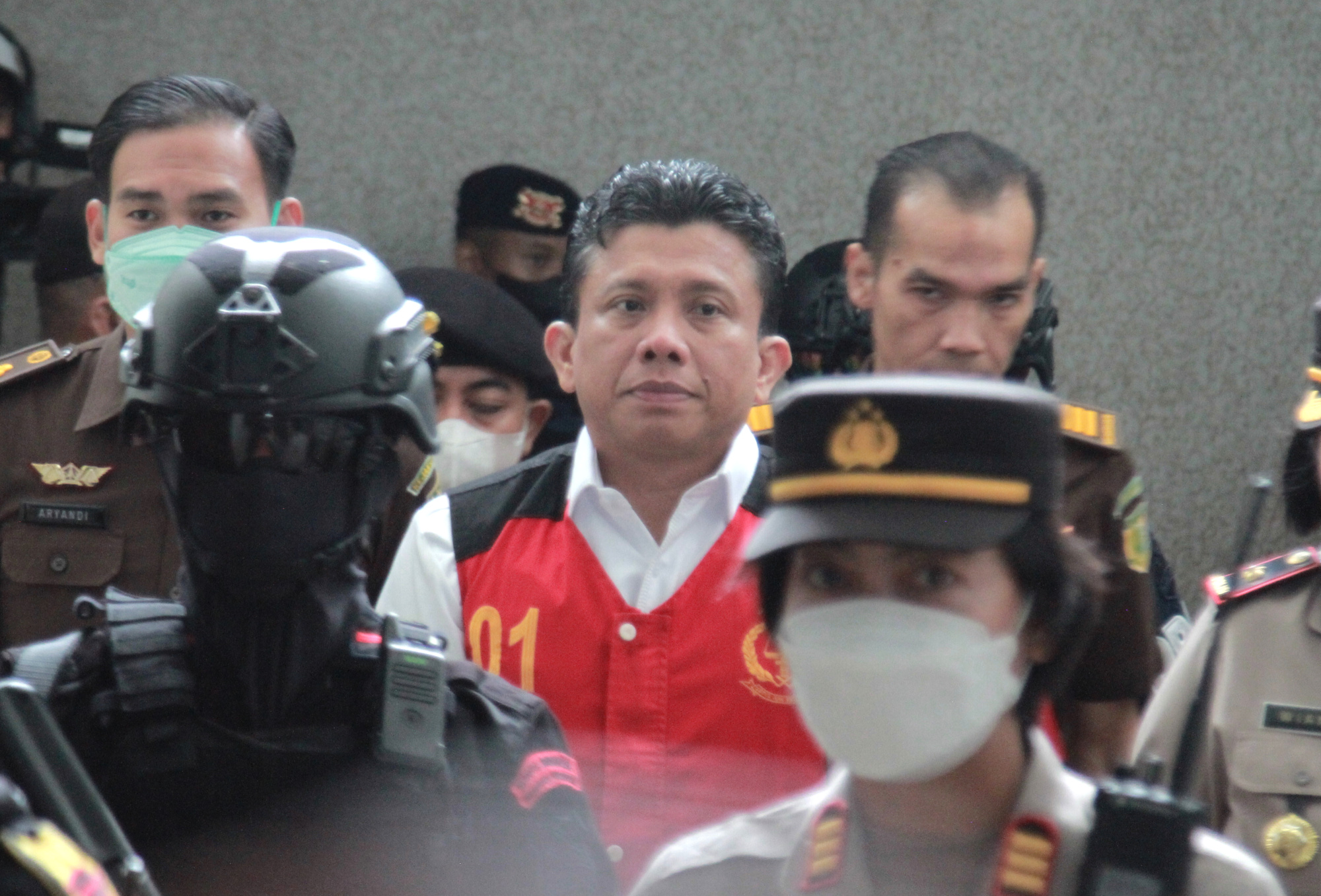 Sidang lanjutan pembacaan putusan sela terdakwa Ferdy Sambo di Pengadilan Negeri Jakarta Selatan (Ashar/SinPo.id)