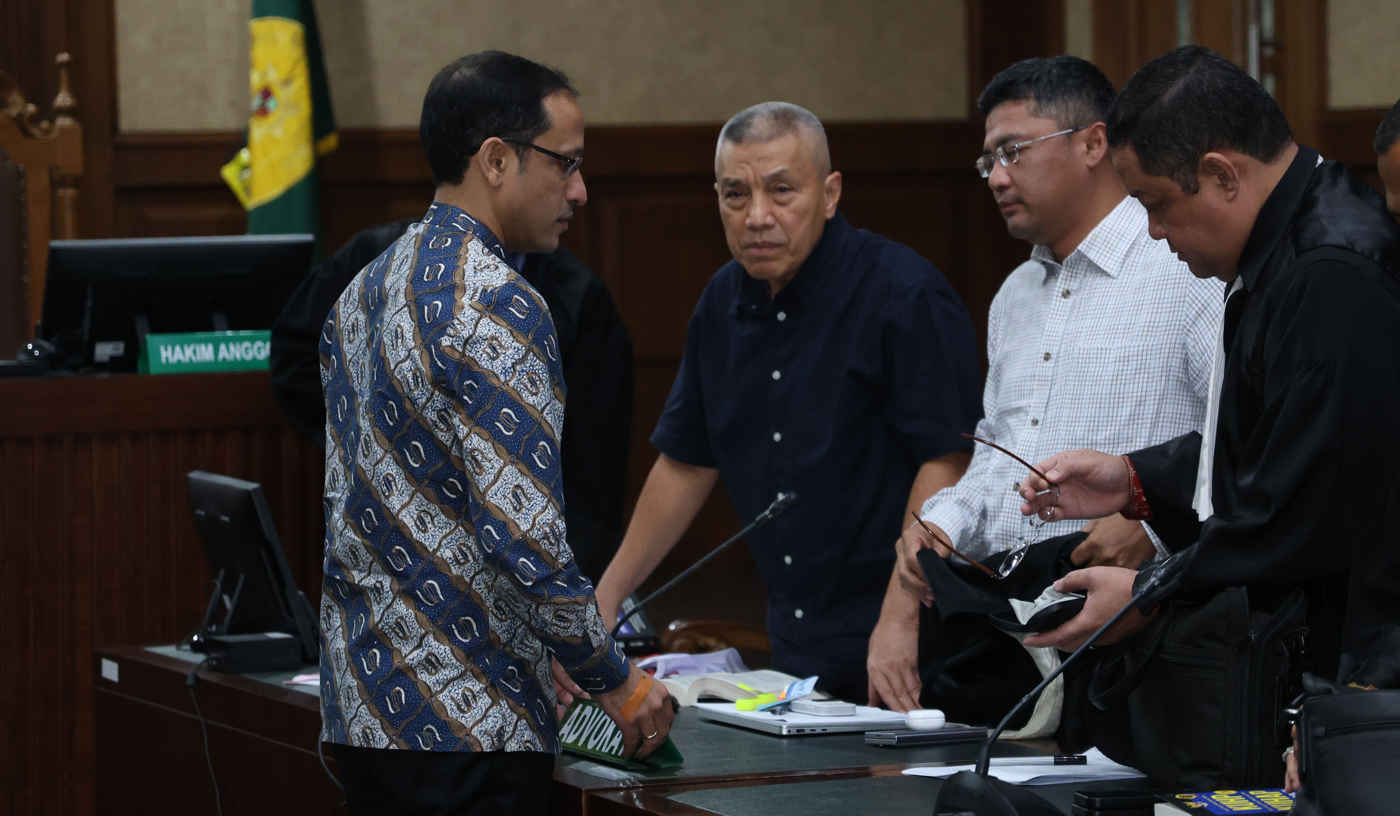 Sidang lanjutan Nadiem Makarim. (Agus Priatna/SinPo.id)