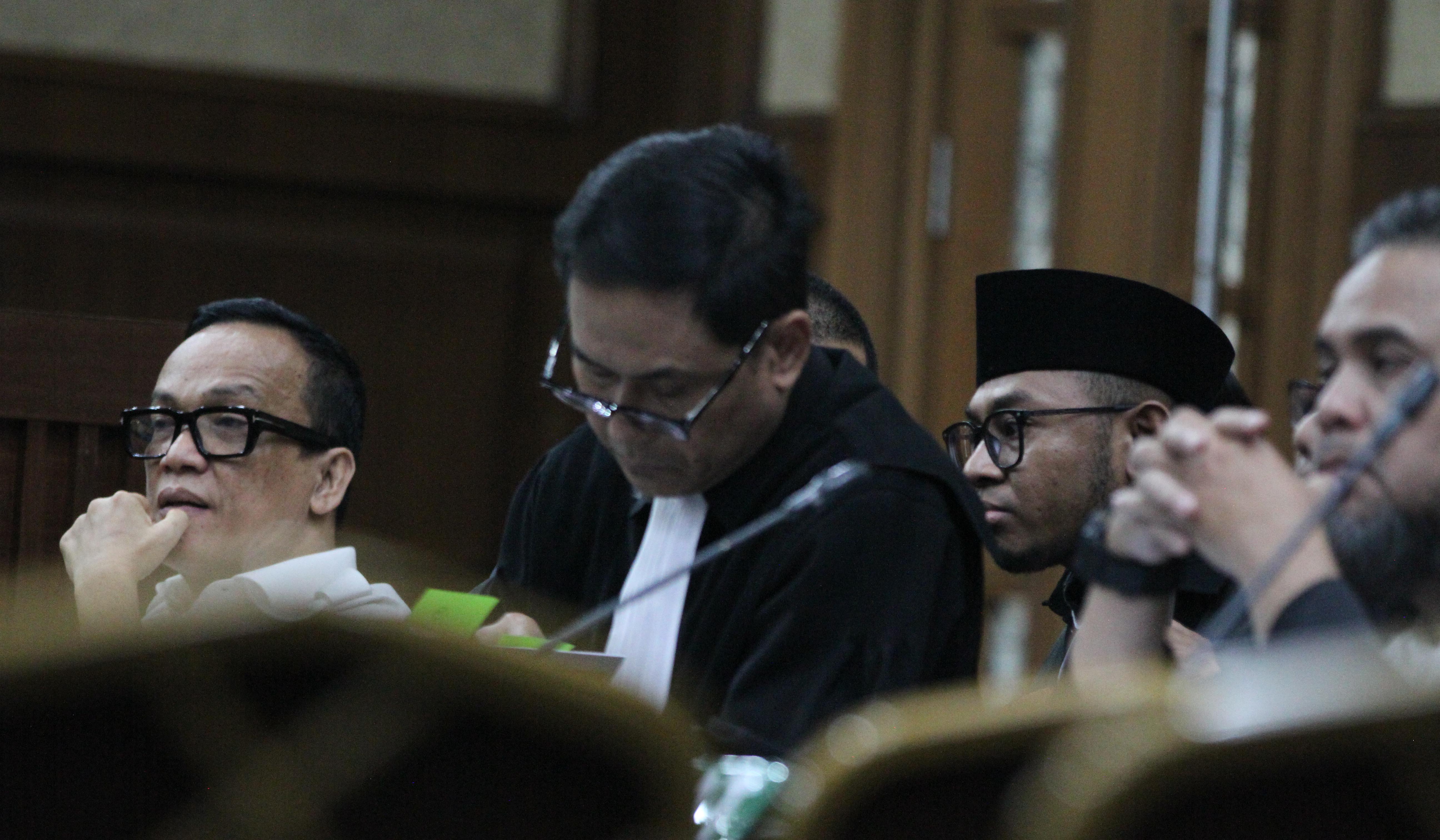 Sidang Immanuel Ebenezer di Tipikor. (Agus Priatna/SinPo.id)