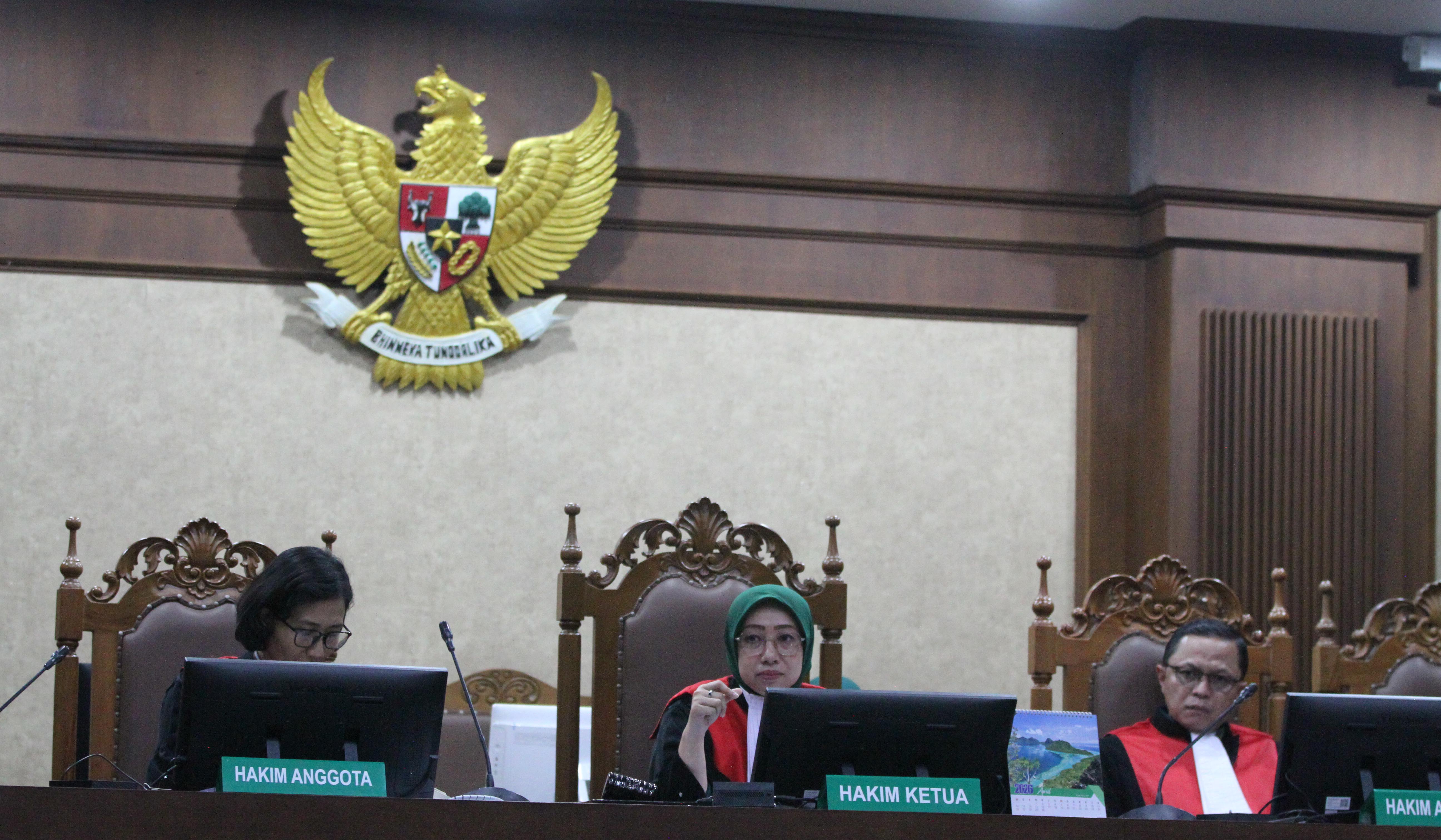 Sidang Immanuel Ebenezer di Tipikor. (Agus Priatna/SinPo.id)