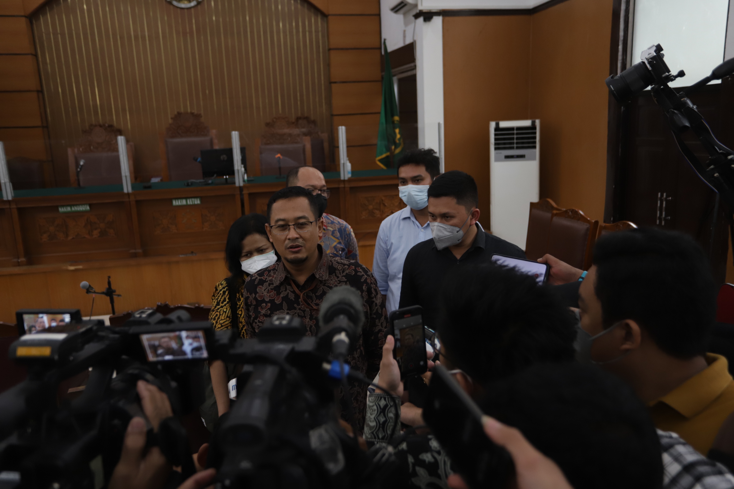 Suasana Sidang Praperadilan Maming di Pengadilan Negeri Jakarta Selatan (Ashar/SinPo.id)