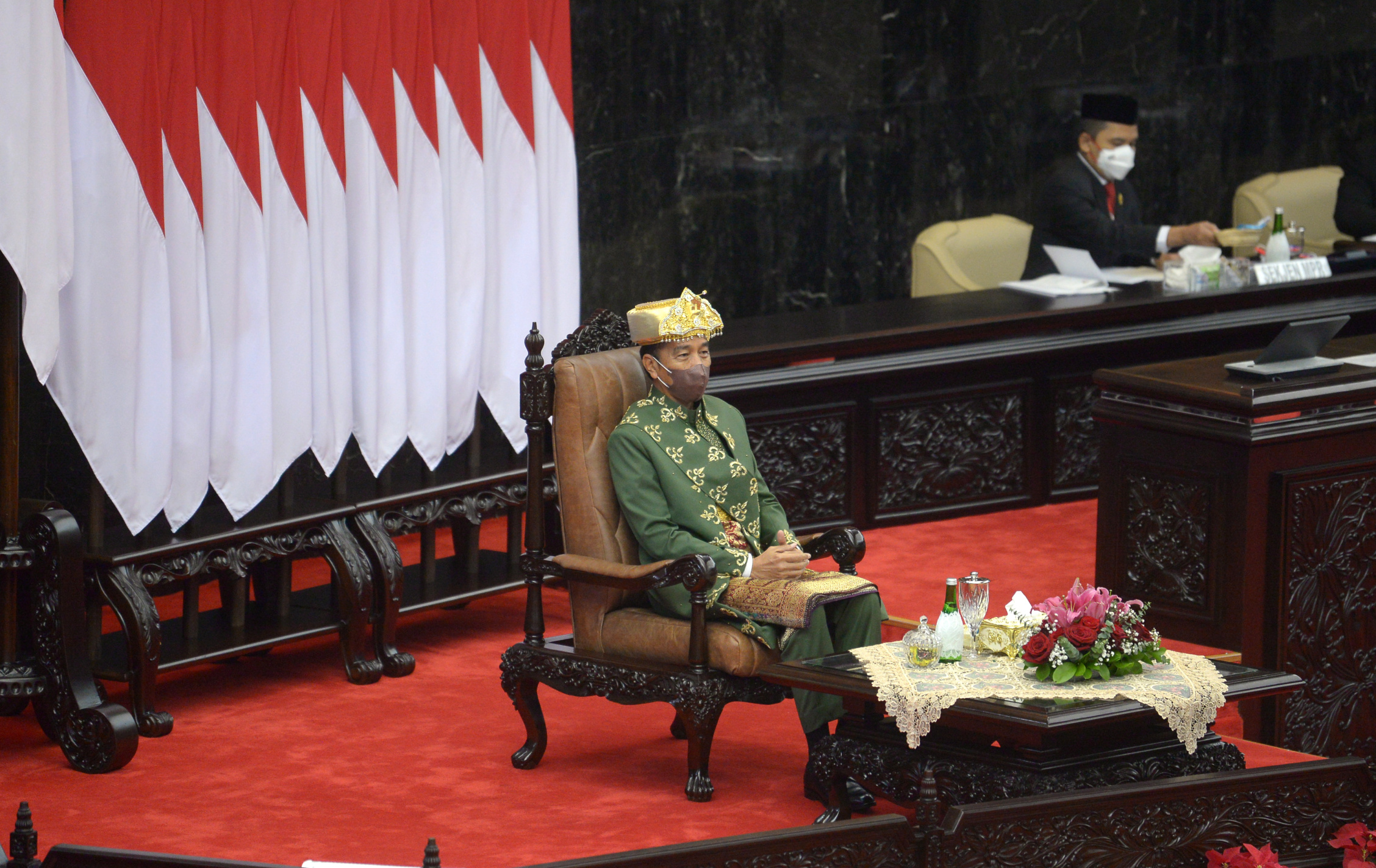 Sidang tahunan MPR RI serta Pidato Kenegaraan Presiden Jokowi (Ashar/SinPo.id)