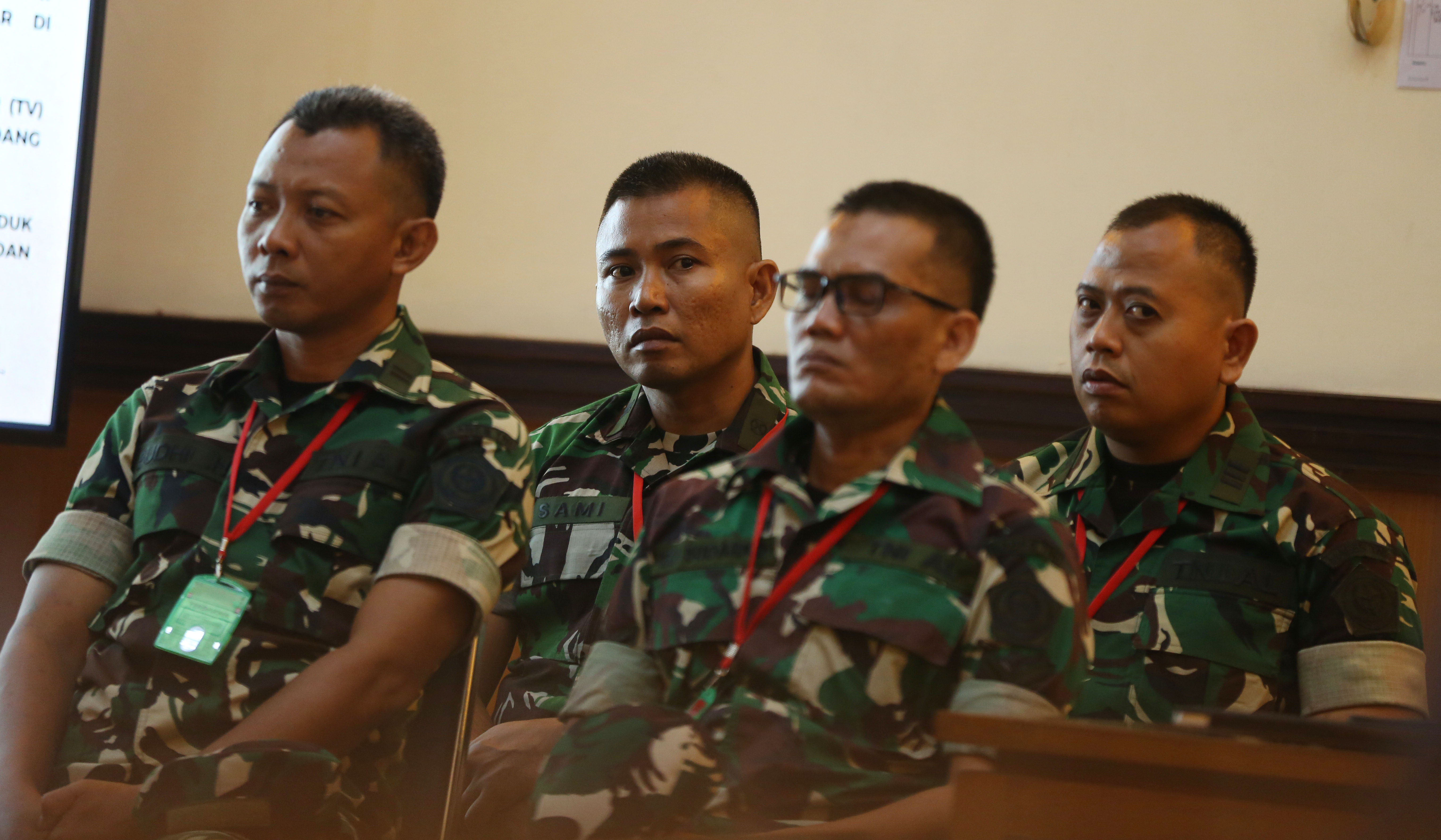 Sidang lanjutan penyerangan air keras oleh oknum TNI. (Agus Priatna/SinPo.id)