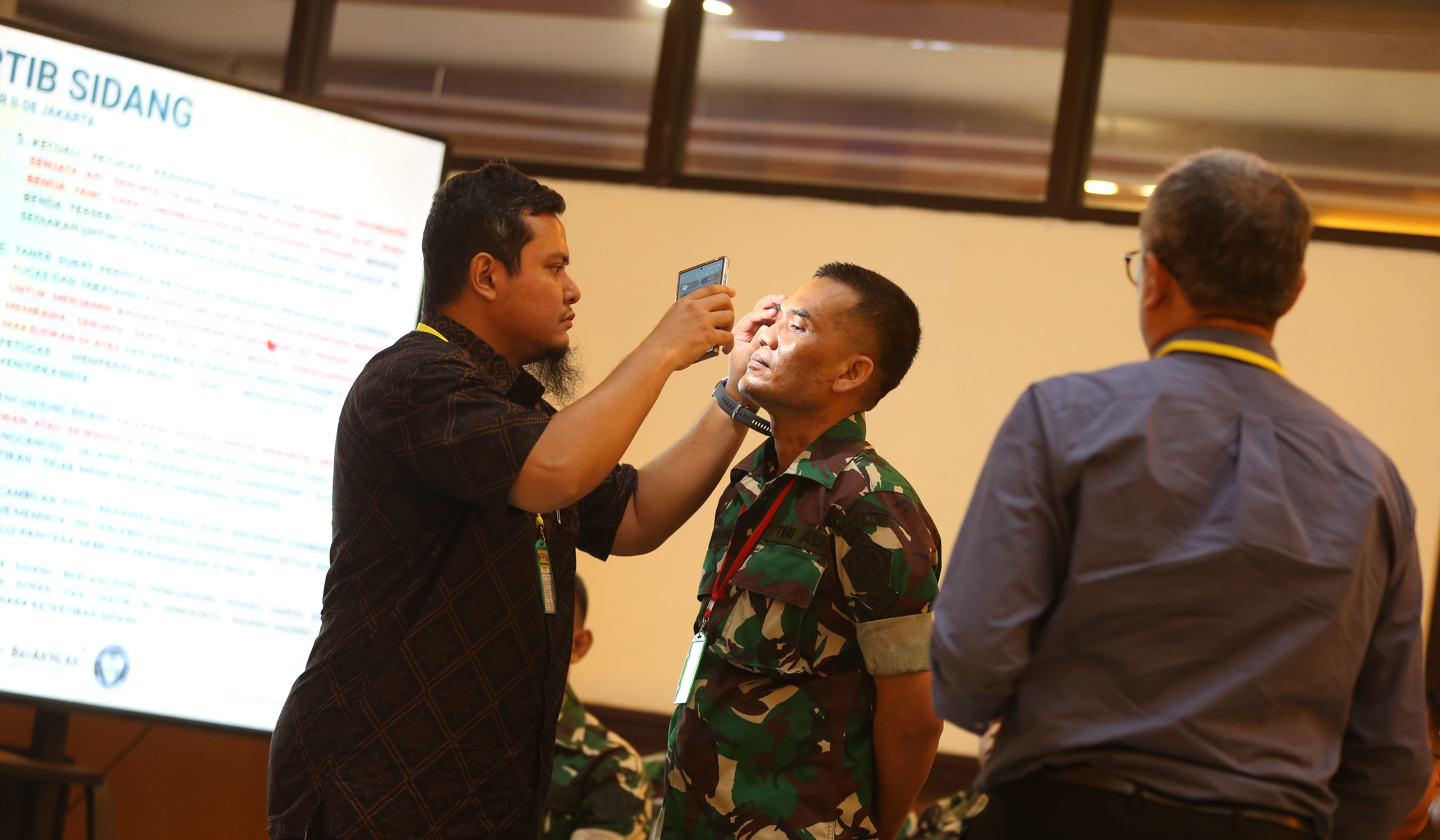 Sidang lanjutan penyerangan air keras oleh oknum TNI. (Agus Priatna/SinPo.id)