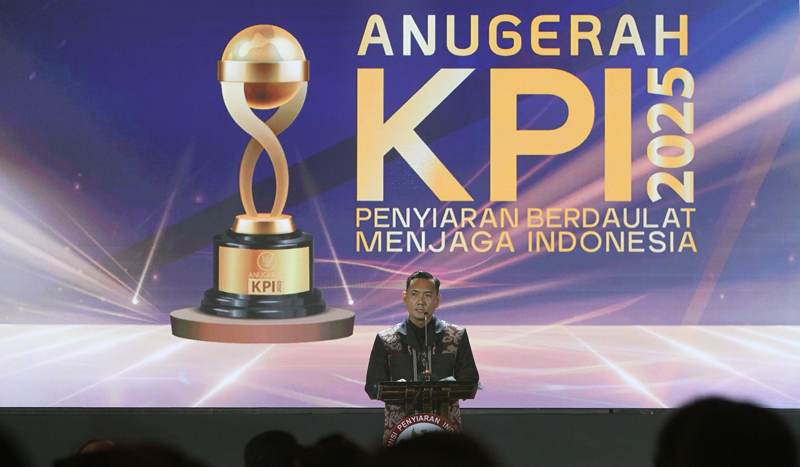 Sin Po Tv raih Anugerah KPI 2025. (Agus Priatna/SinPo.id)