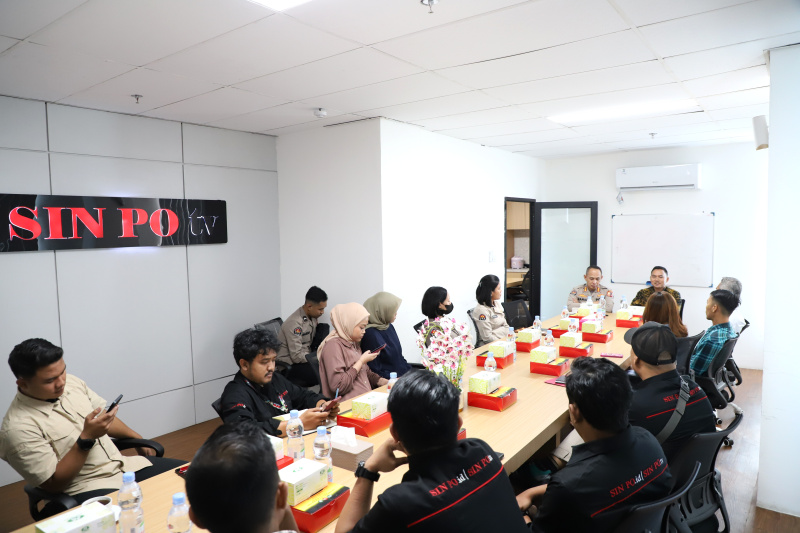 Sinpo TV resmi berkolaborasi dengan Divisi Humas Mabes Polri (Ashar/SinPo.id)