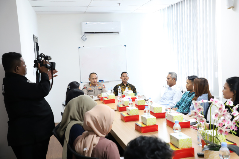 Sinpo TV resmi berkolaborasi dengan Divisi Humas Mabes Polri (Ashar/SinPo.id)