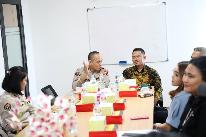 Sinpo TV resmi berkolaborasi dengan Divisi Humas Mabes Polri (Ashar/SinPo.id)