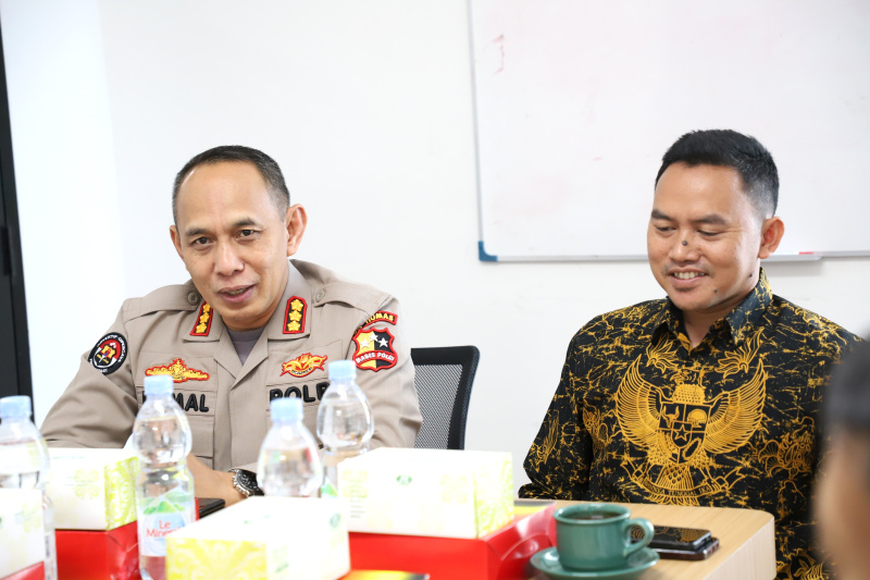 Sinpo TV resmi berkolaborasi dengan Divisi Humas Mabes Polri (Ashar/SinPo.id)