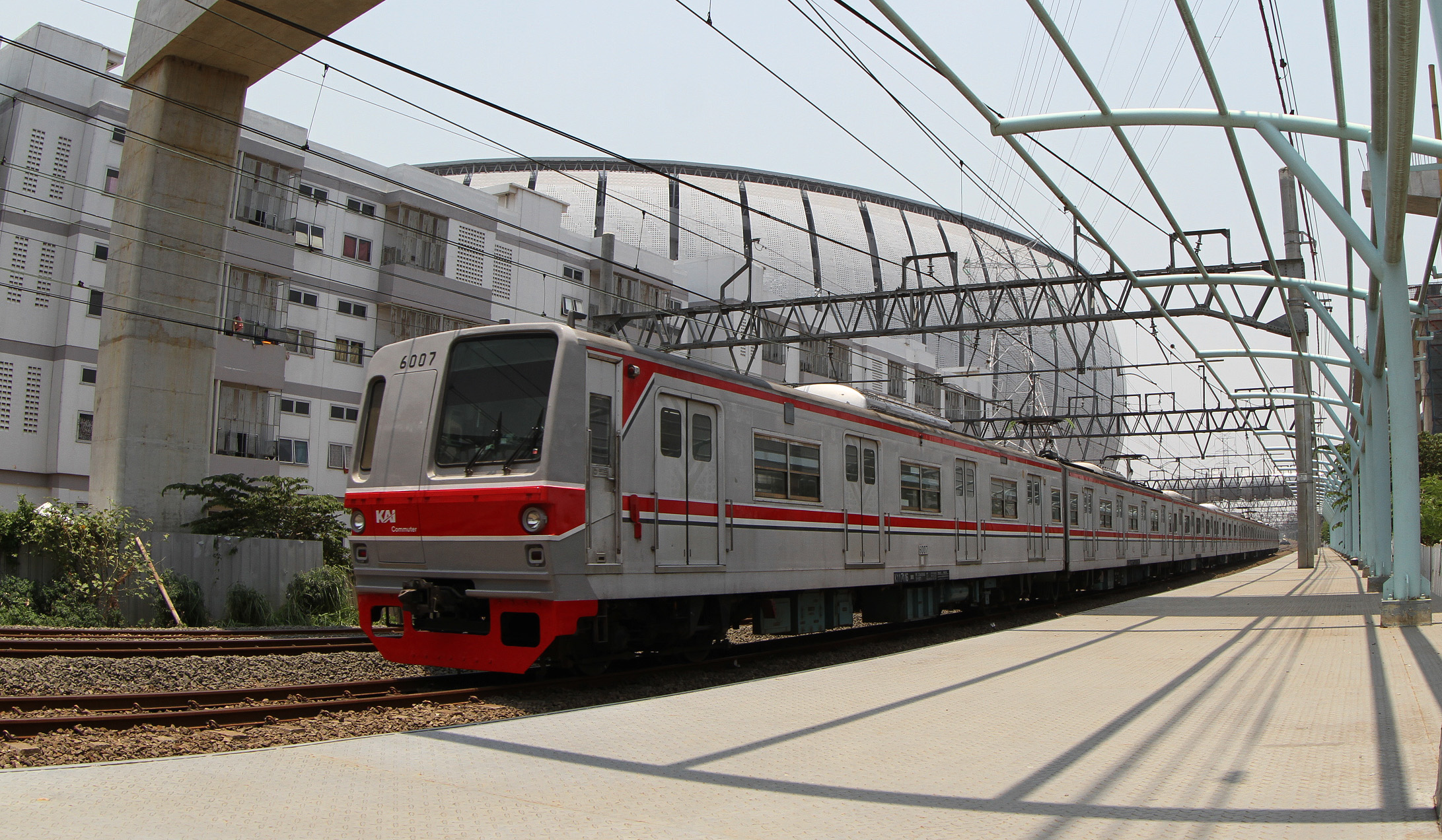 Stasiun JIS, Jakarta. (Agus Priatna/SinPo.id)
