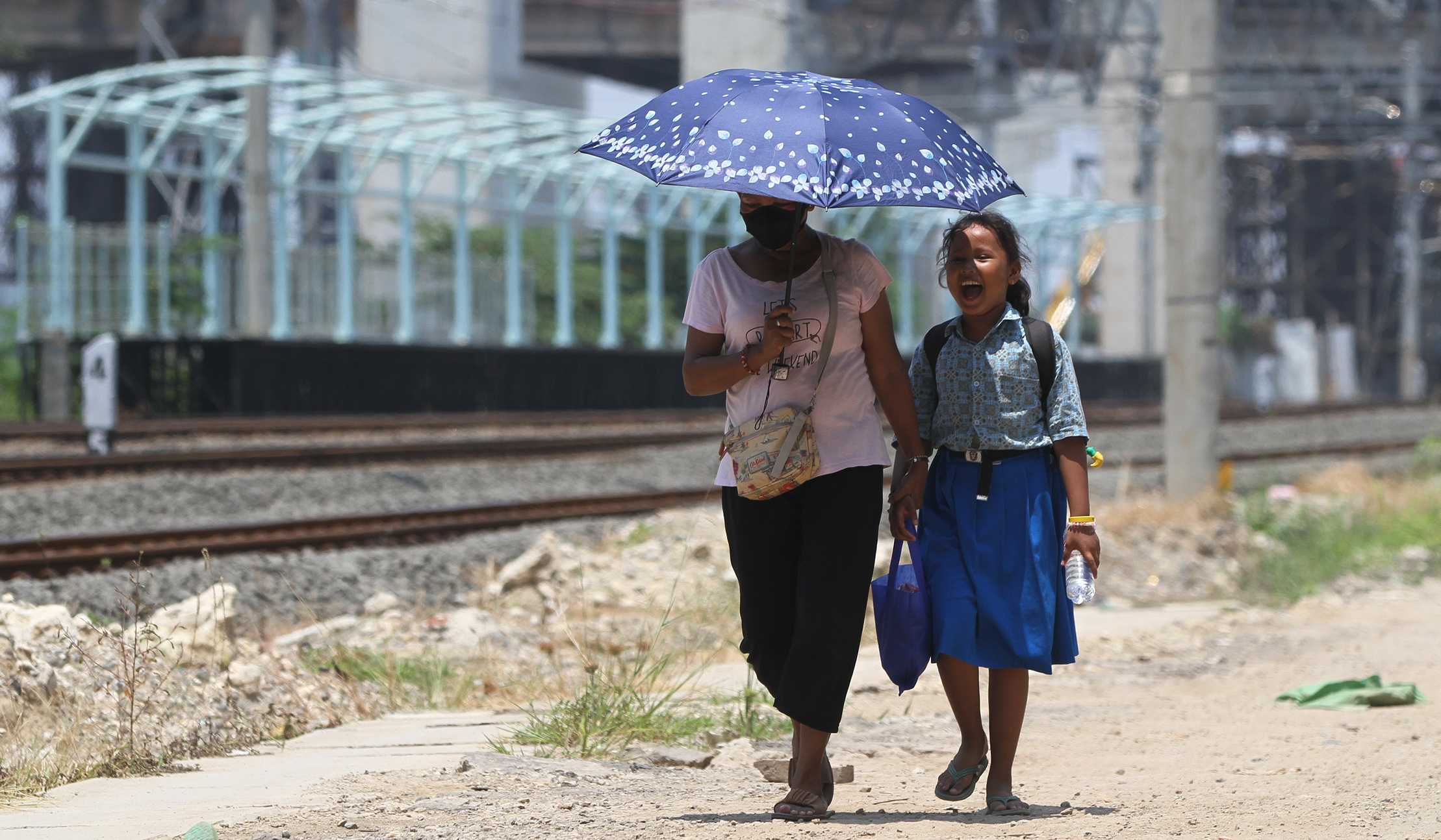 Stasiun JIS, Jakarta. (Agus Priatna/SinPo.id)