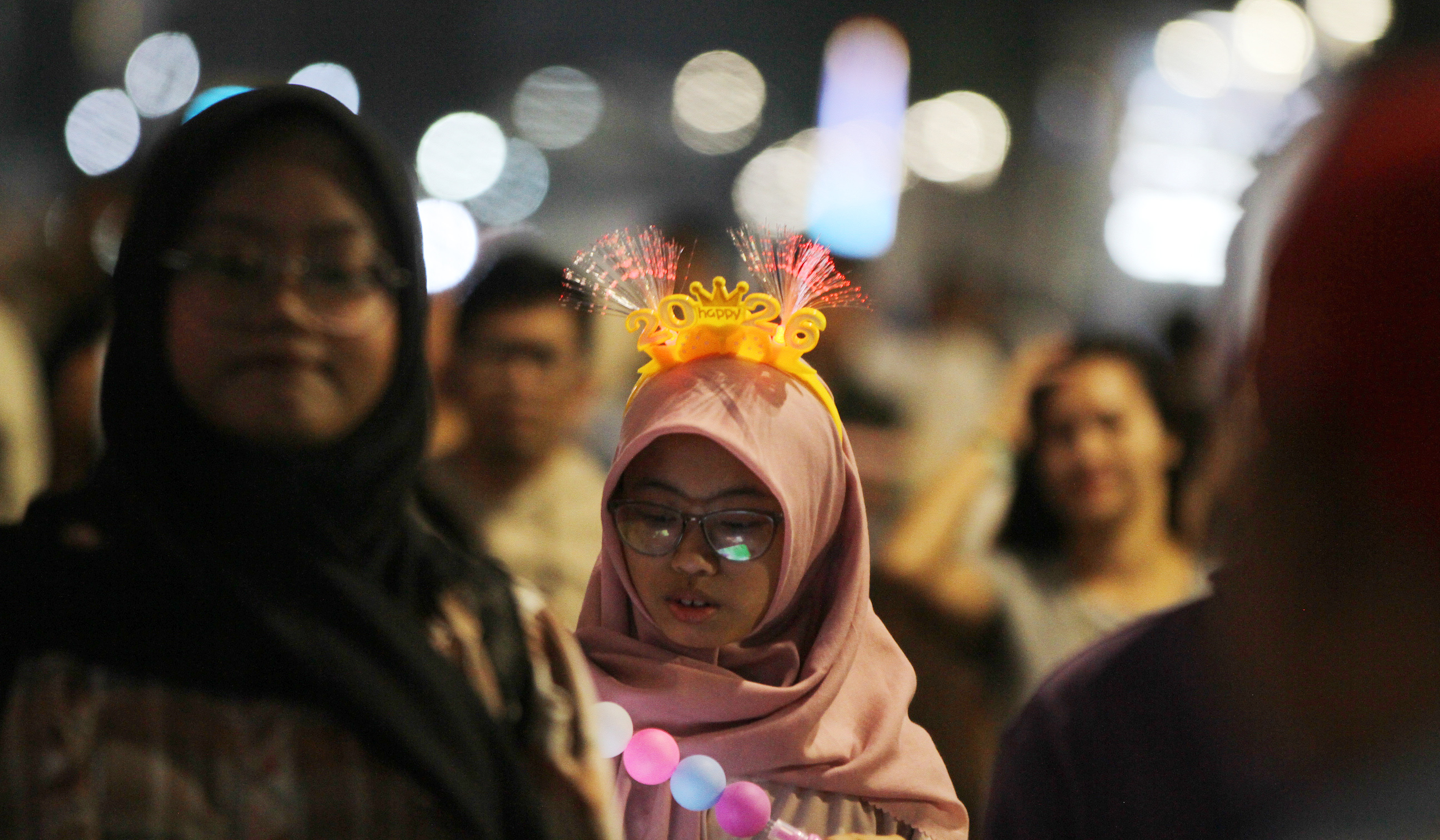 Suasana Car Free Night di jalan Thamrin. (Agus Priatna/SinPo.id)