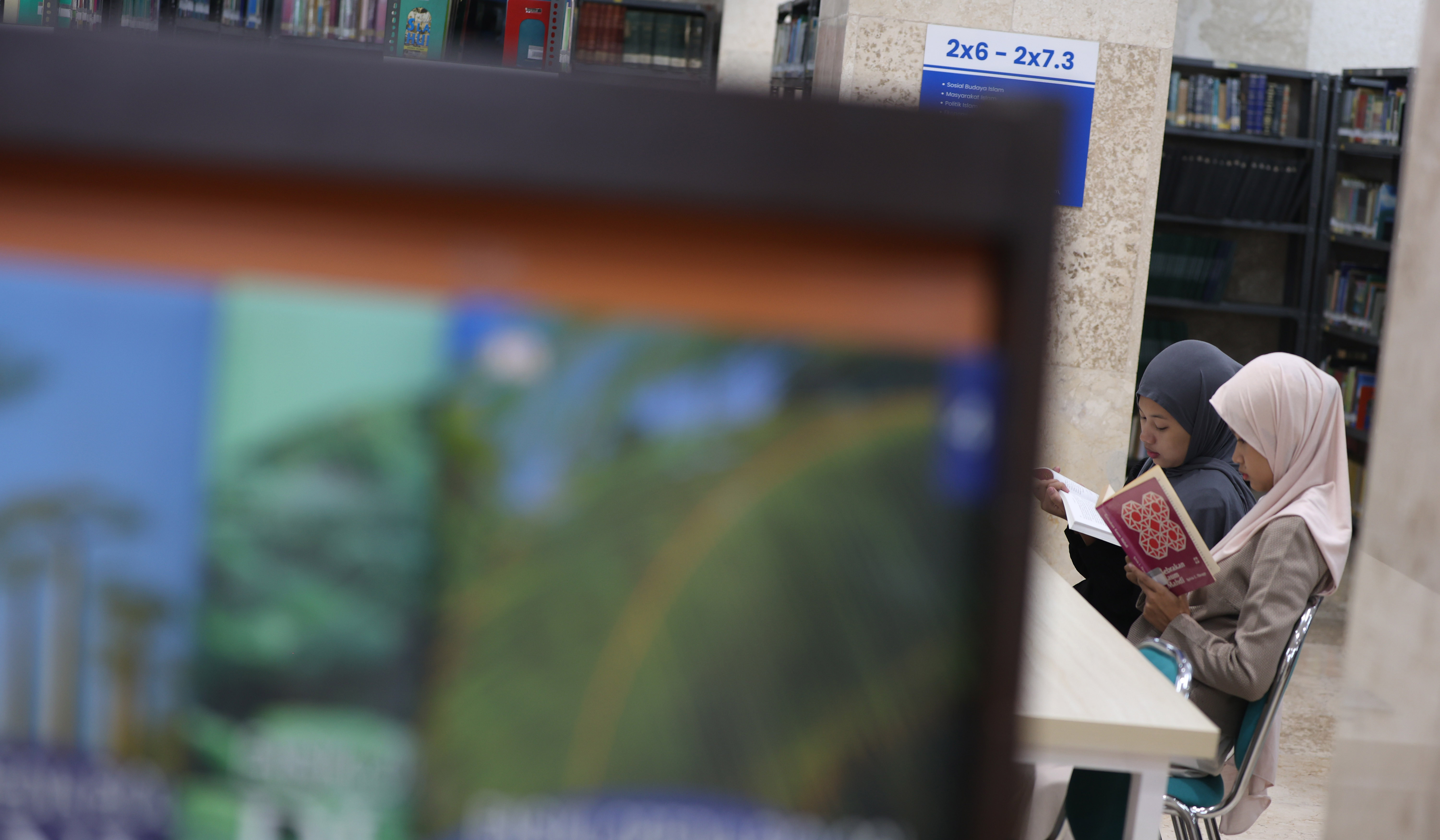 Perpustakaan Masjid Istiqlal. (Agus Priatna/SinPo.id)