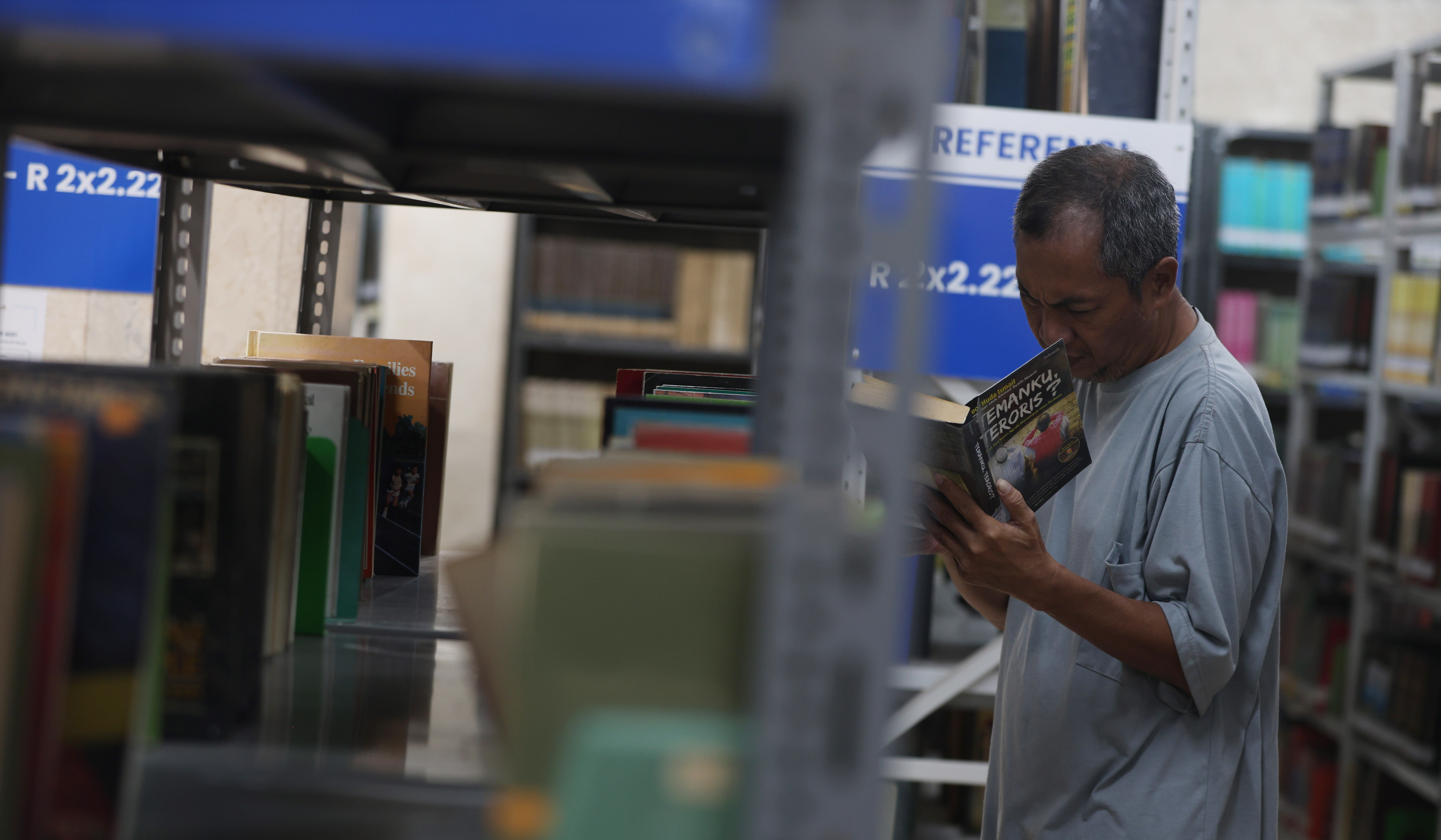 Perpustakaan Masjid Istiqlal. (Agus Priatna/SinPo.id)