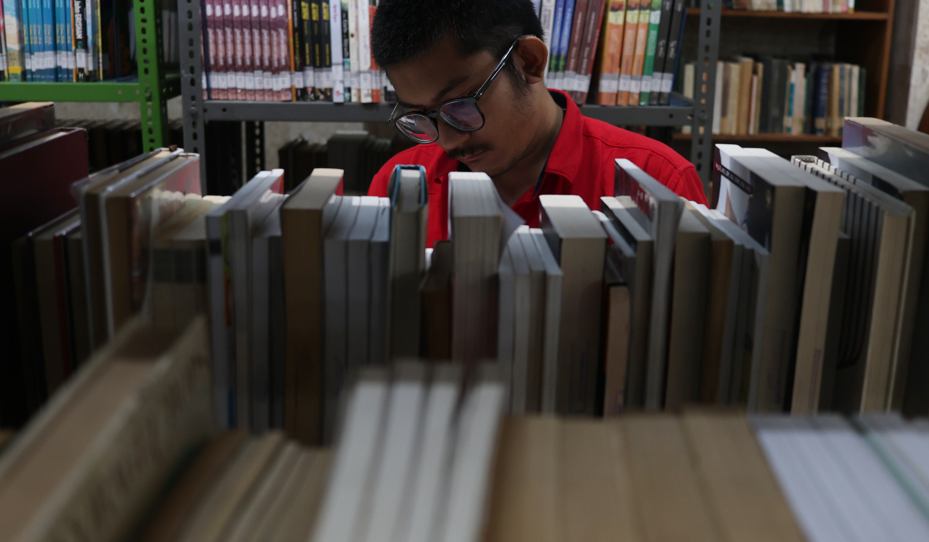 Perpustakaan Masjid Istiqlal. (Agus Priatna/SinPo.id)