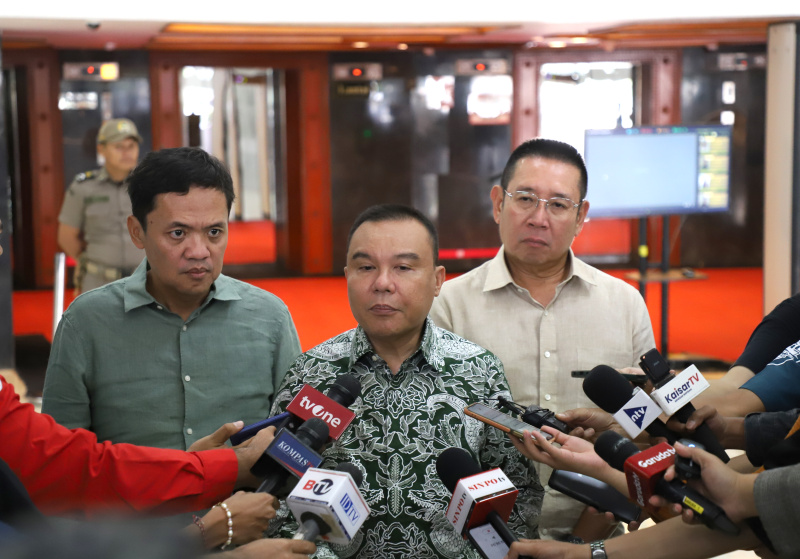 Ketua Harian DPP Gerindra Prof Sufmi Dasco Ahmad bahwa Amicus Curiae diluar MK (Ashar/SinPo.id)
