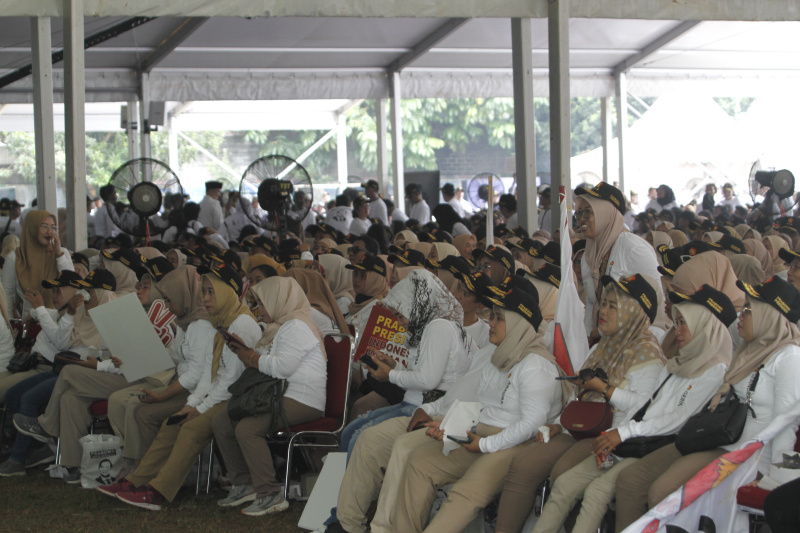 Ketua Harian DPP Partai Gerindra Prof Sufmi Dasco Ahmad menghadiri konsolidasi akbar pengurus partai Gerindra DKI Jakarta Barat (Ashar/SinPo.id)