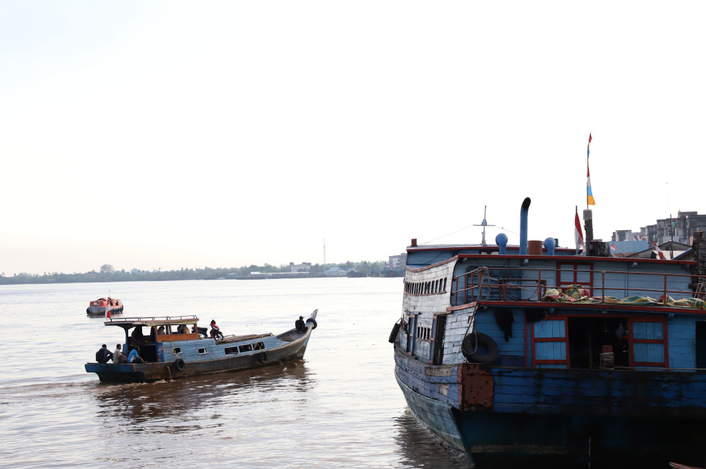 Sungai Guntung merupakan daerah di Kabupaten Indragiri Hilir yang dimana penghasilan warganya ratusan juta dari budidaya sarang burung walet terbesar di Indonesia (Ashar/SinPo.id)