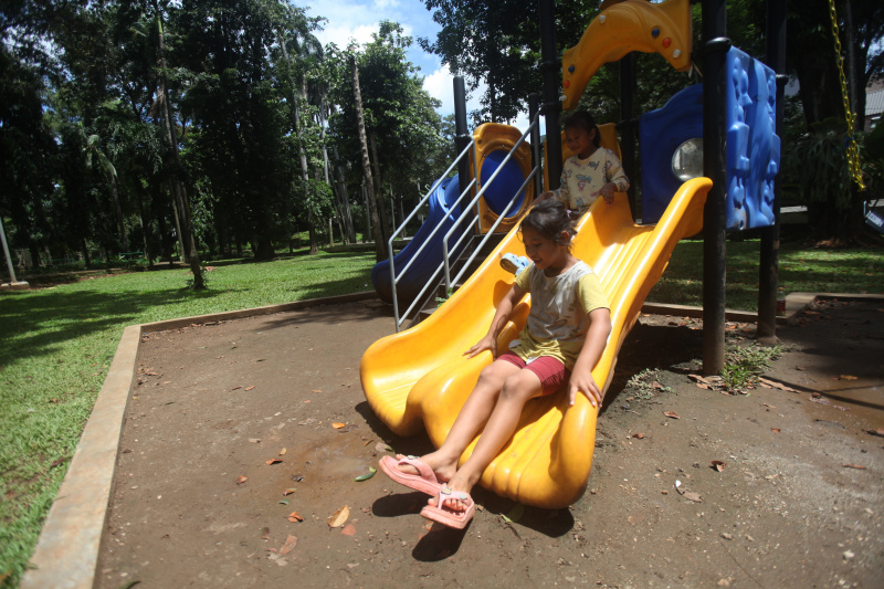 Taman Langsat akan beroperasi selama 24 jam (Ashar/SinPo.id)