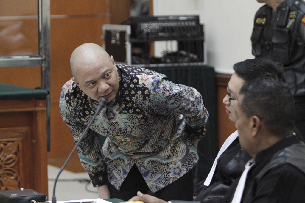 Sidang Vonis Teddy Minahasa dijatuhi hukuman seumur hidup oleh Majelis Hakim Pengadilan Negeri Jakarta Barat (Ashar/SinPo.id)