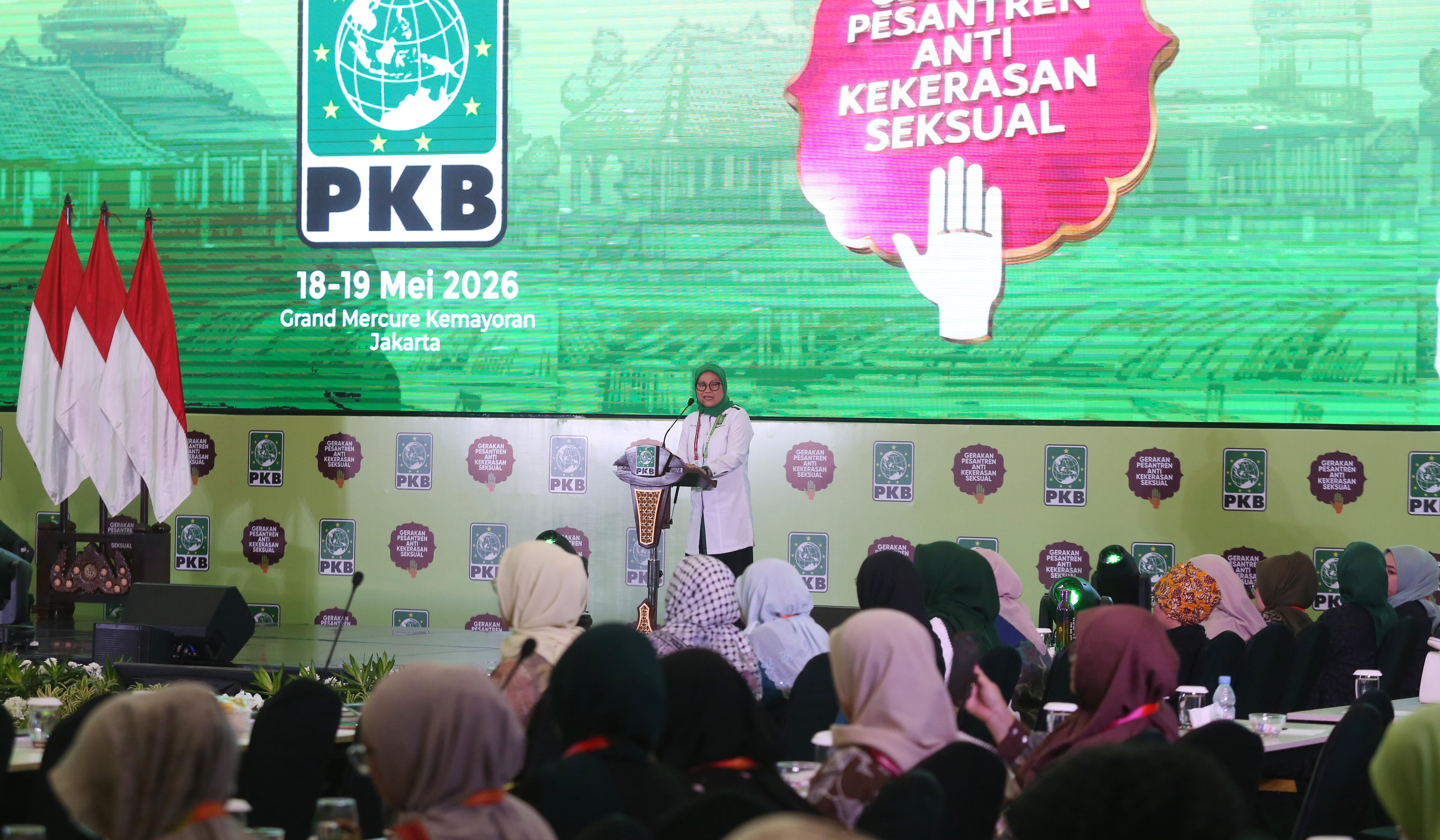 Penutupan temu nasional pondok pesantren. (Agus Priatna/SinPo.id)